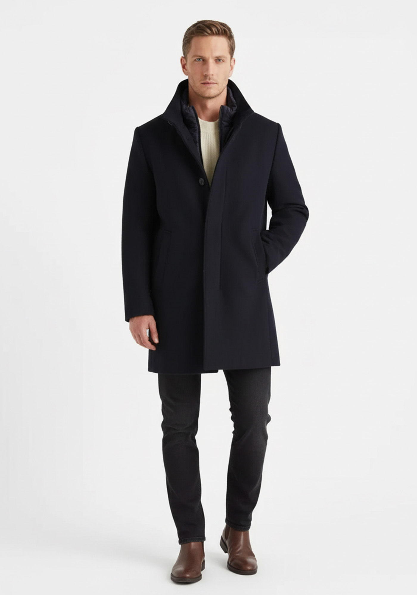 Milestone Milestone Παλτό της σειράς MS Lancaster - 530760 11235 39 Dark Blue
