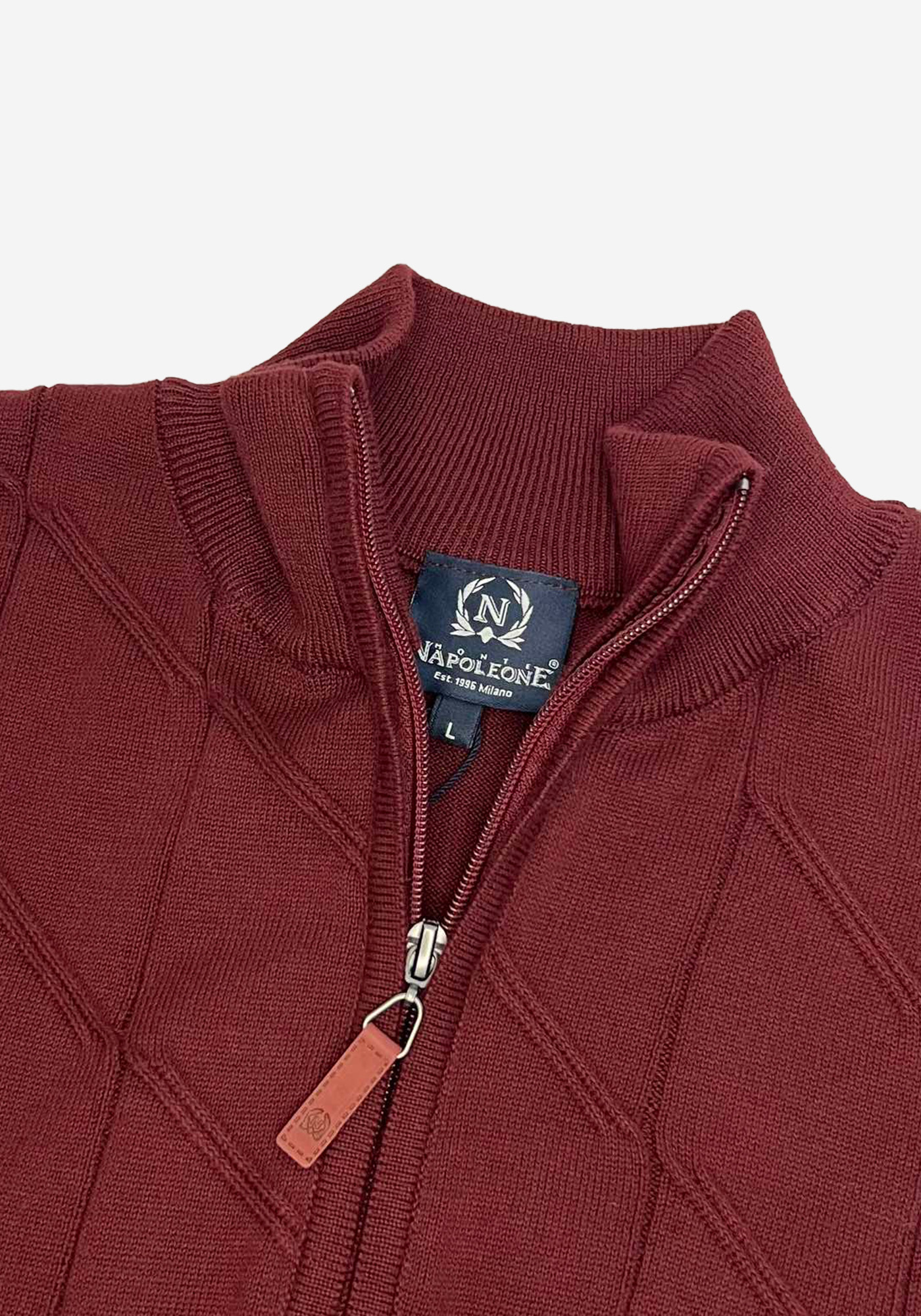 Monte Napoleone Half-Zip της σειράς Lupetto - 252 40 3325 4312 4 Bordo