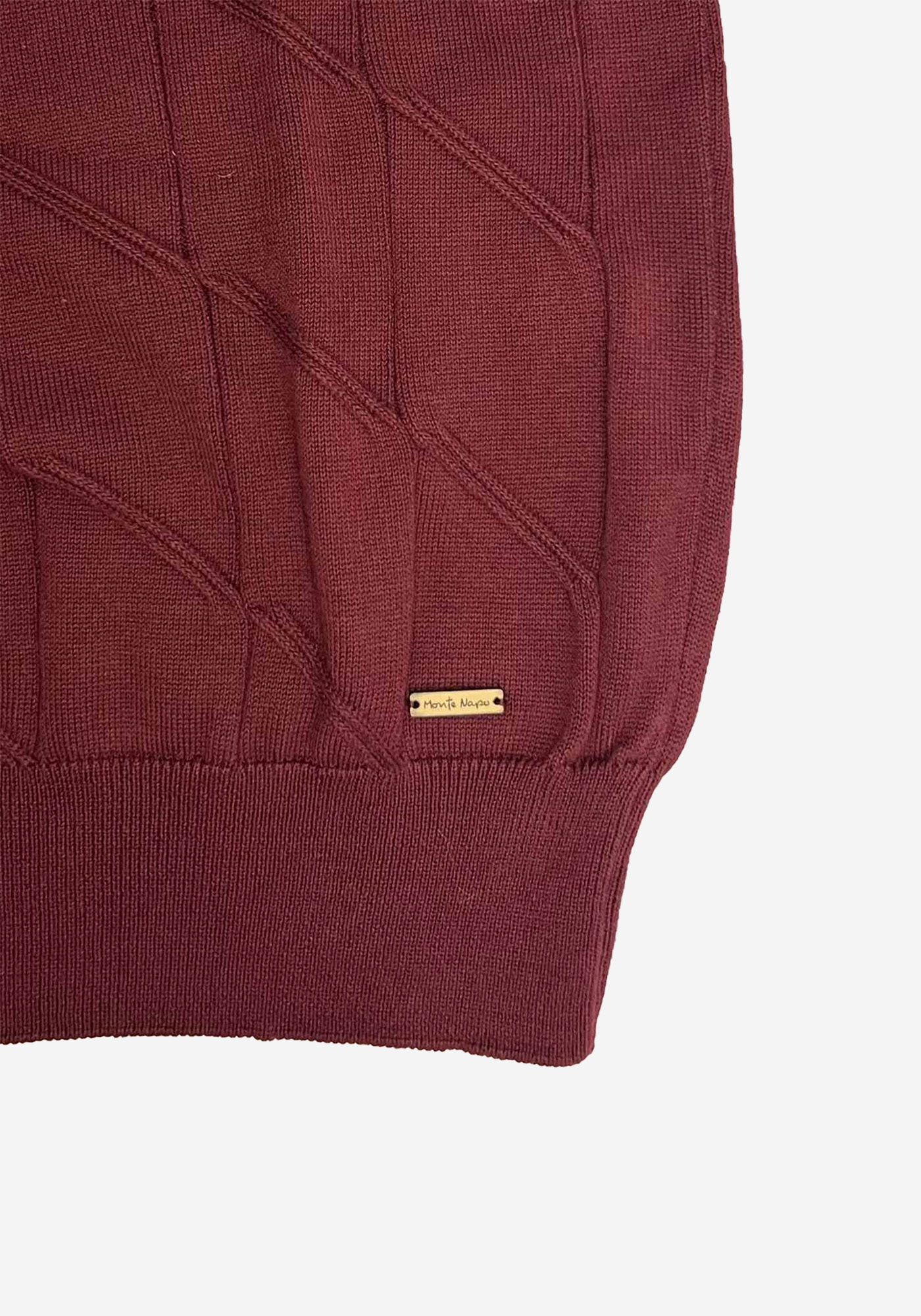 Monte Napoleone Half-Zip της σειράς Lupetto - 252 40 3325 4312 4 Bordo