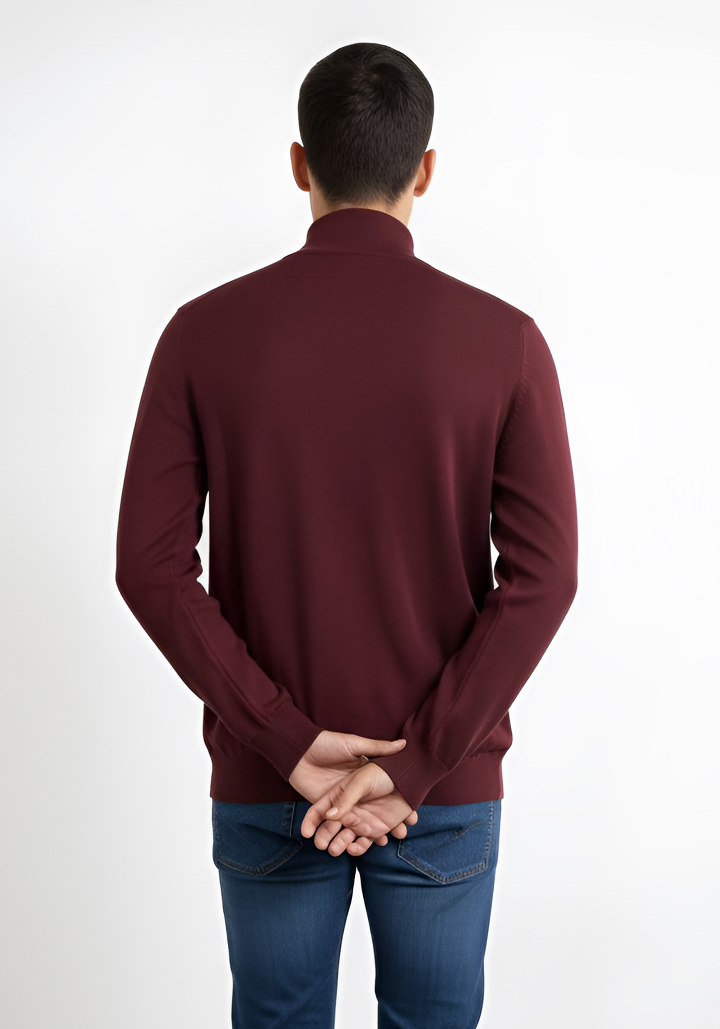 Monte Napoleone Half-Zip της σειράς Lupetto - 252 40 3325 4312 4 Bordo