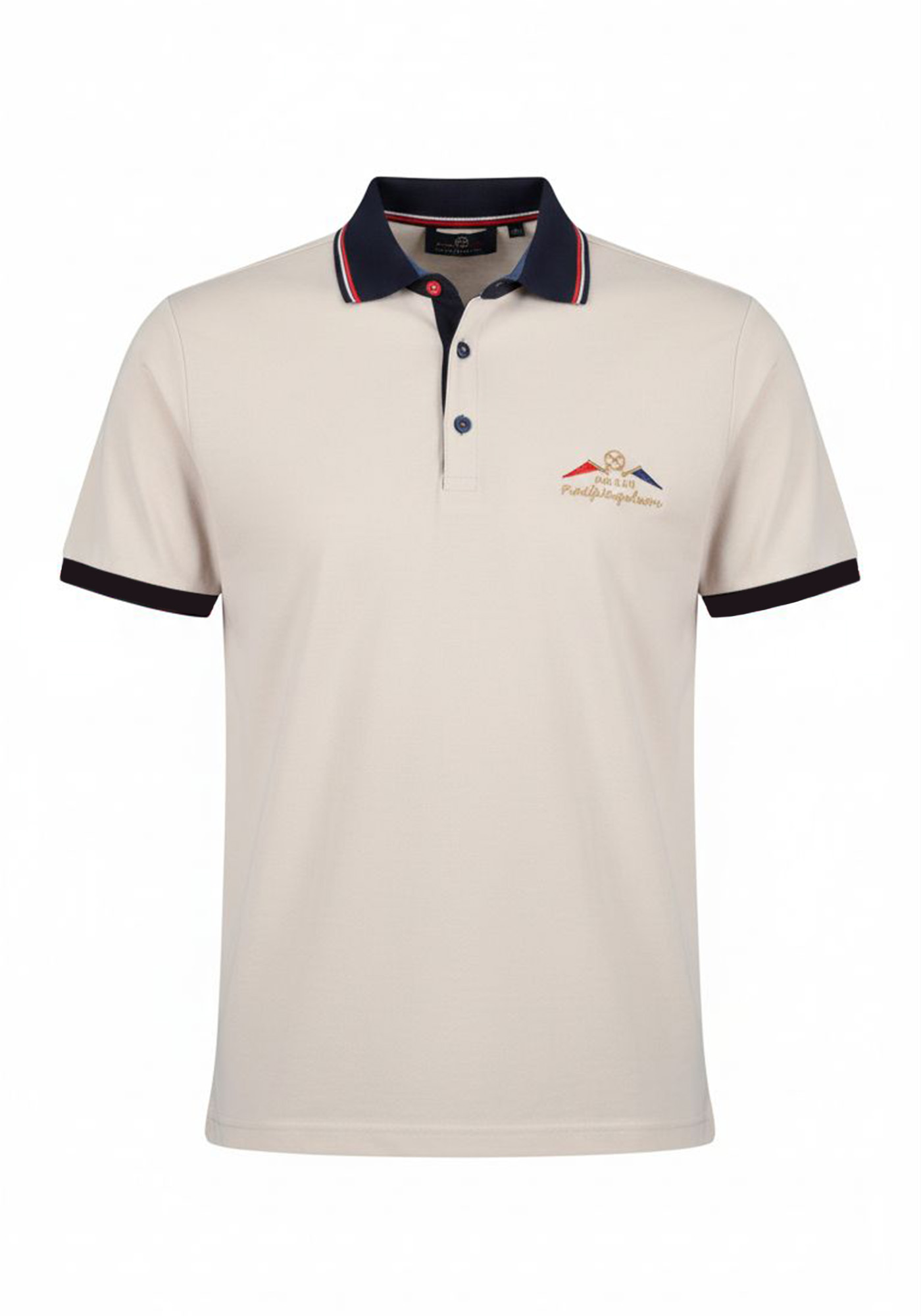 Monte Napoleone Polo Tshirt της σειράς Graph - 2750 5365 Grey