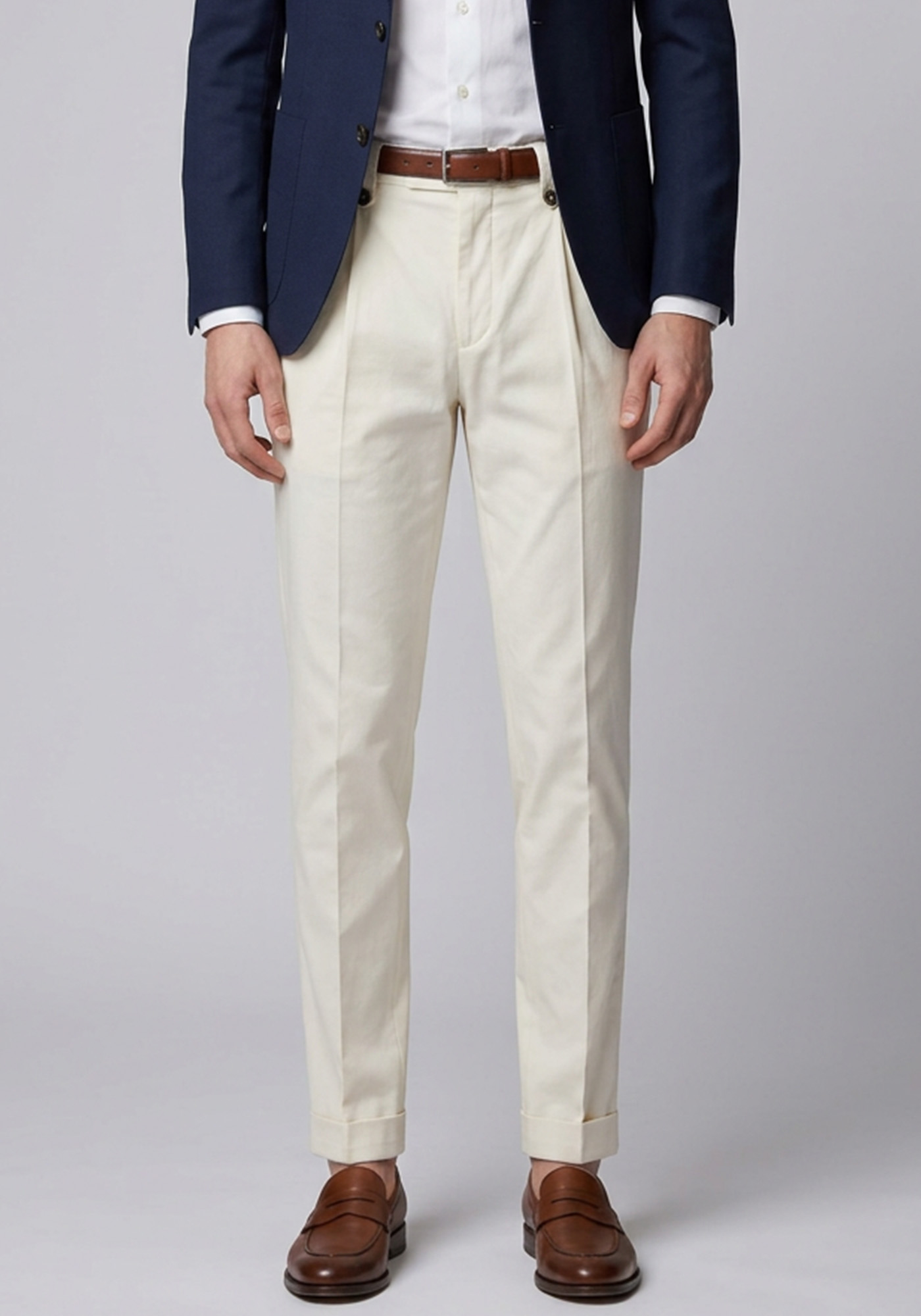 Monte Napoleone Παντελόνι Chino - 261 62 3650 6265 1 Ecrou