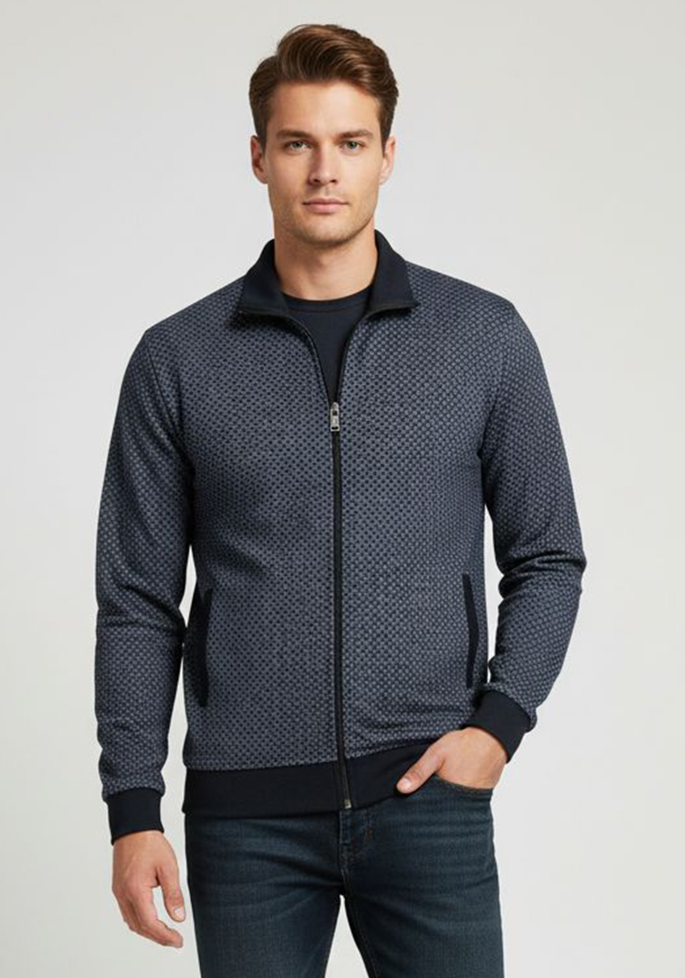 Monte Napoleone Πλεκτή ζακέτα της σειράς Zip - 242 52 4595 5220 1