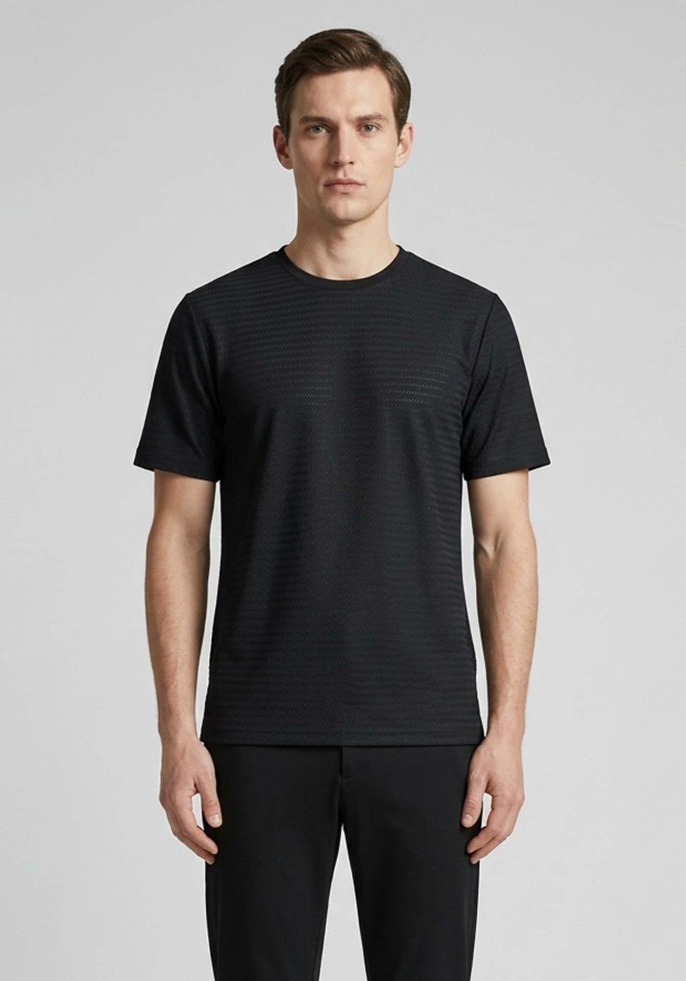 Nino Marini T Shirt Basic - 82152 00045 Black
