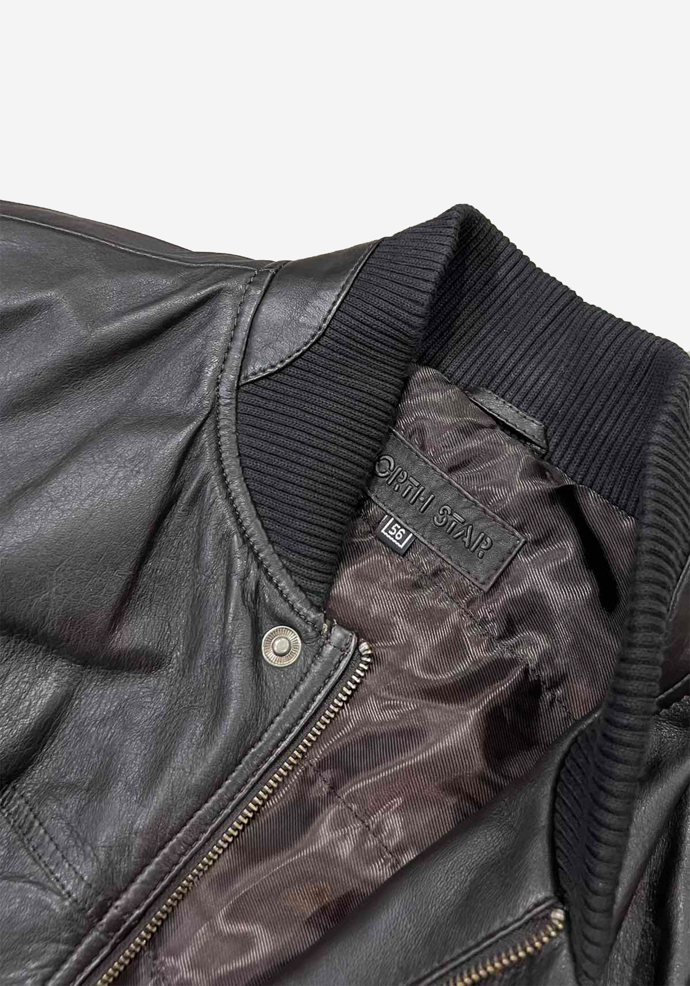 North Star Δερμάτινο Μπουφάν της σειράς Bomber - 701 LE 02 Dark Brown φωτογραφία