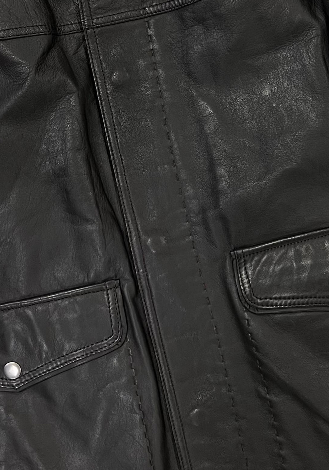 North Star Δερμάτινο Μπουφάν της σειράς Bomber - 701 LE 02 Dark Brown φωτογραφία