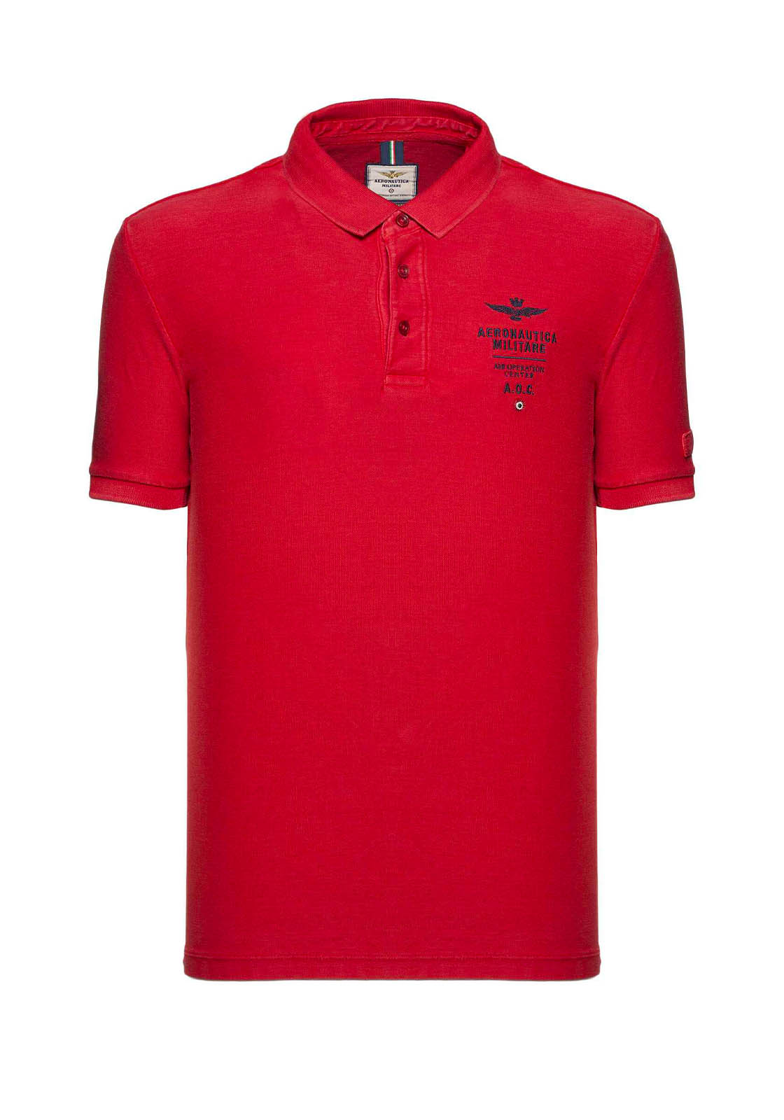 Aeronautica Militare Regular Fit Polo - PO1444 Red