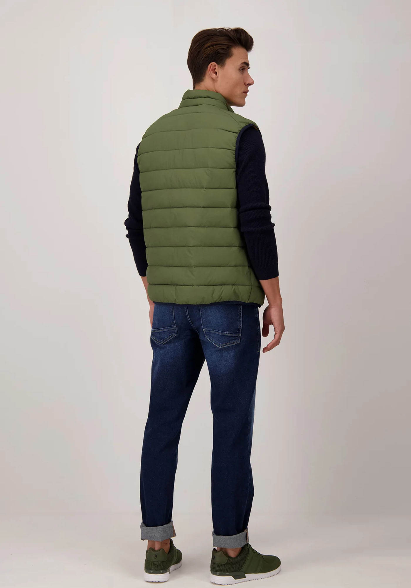 Fynch Hatton Αμάνικο Jacket της σειράς Padded Vest - 1313 2609 701 Dusty Olive
