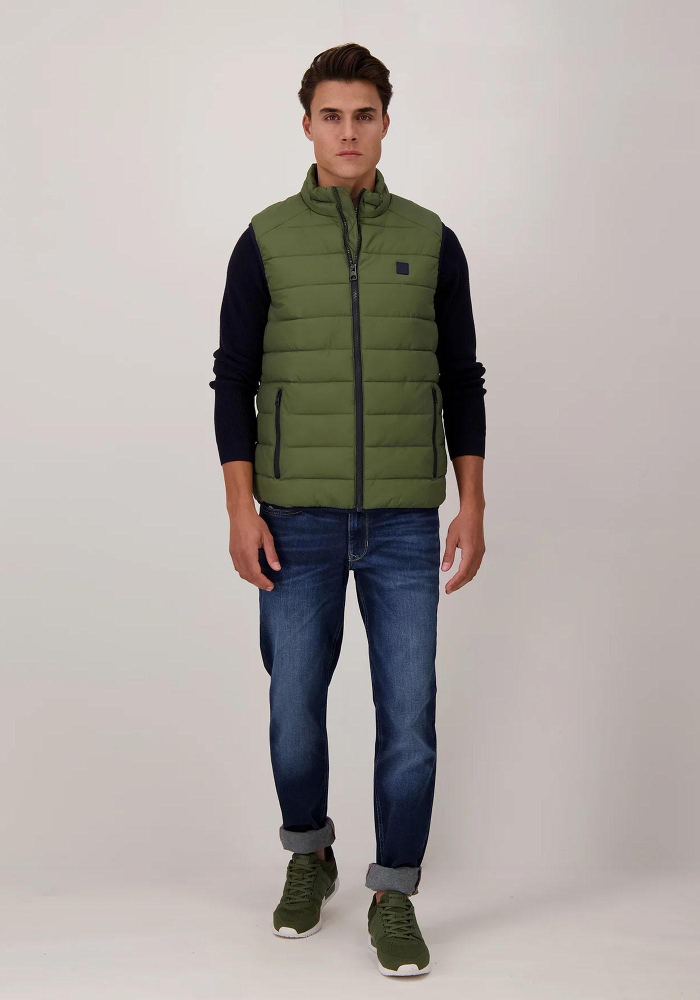 Fynch Hatton Αμάνικο Jacket της σειράς Padded Vest - 1313 2609 701 Dusty Olive φωτογραφία