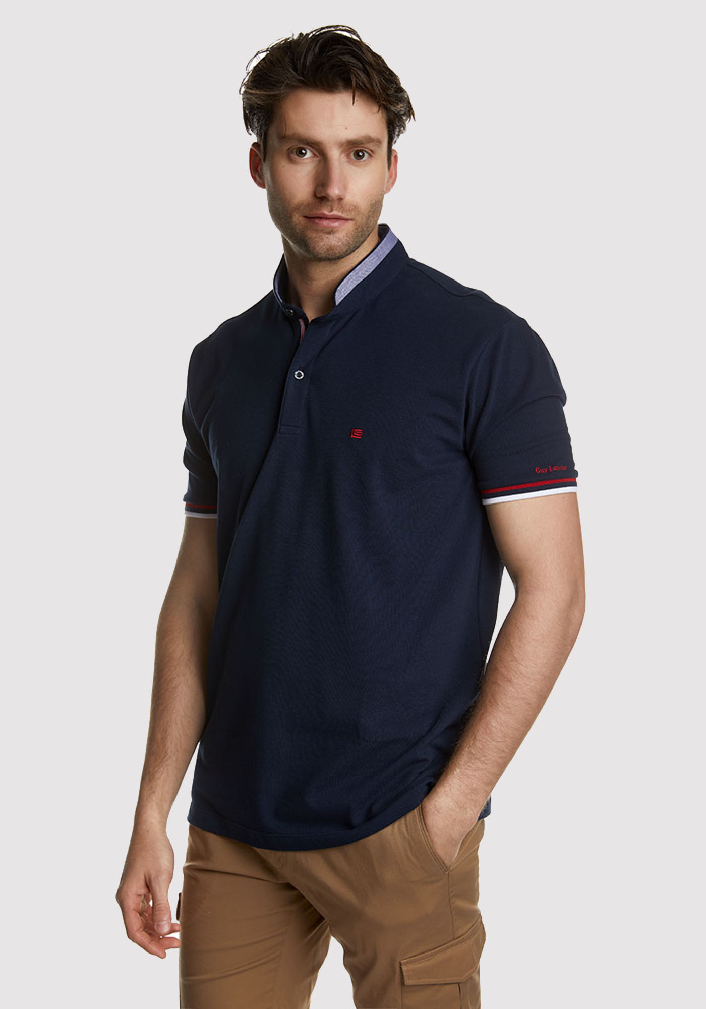 Guy Laroche Polo Μπλούζα της σειράς Pima Cotton - GL2219034 2 Dark Blue