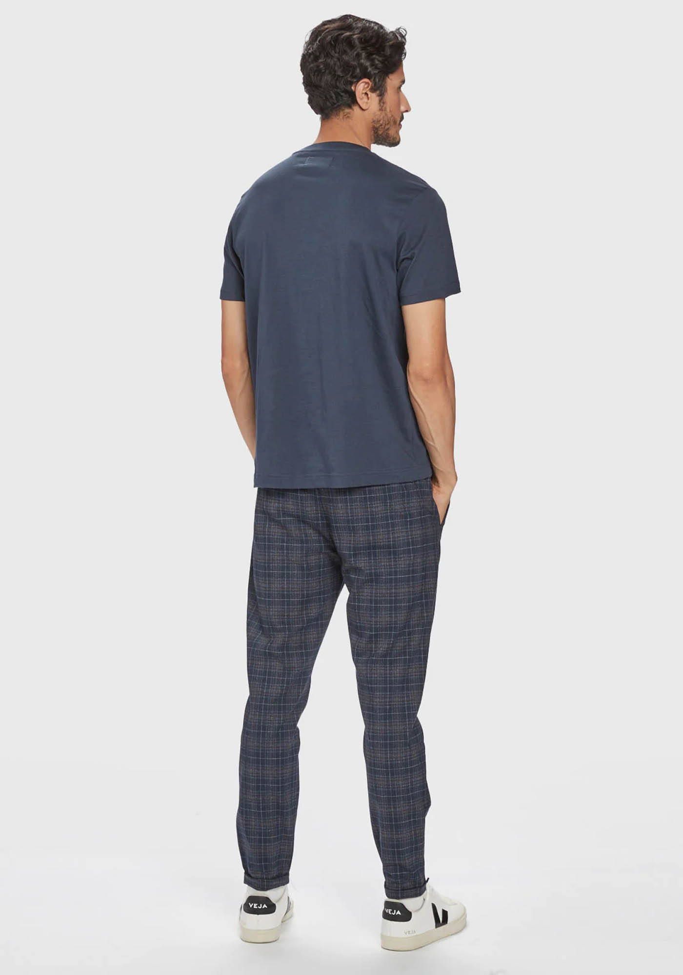 GABBA Pisa Παντελόνι της σειράς Folle - 10188 0588 Dark Navy Check