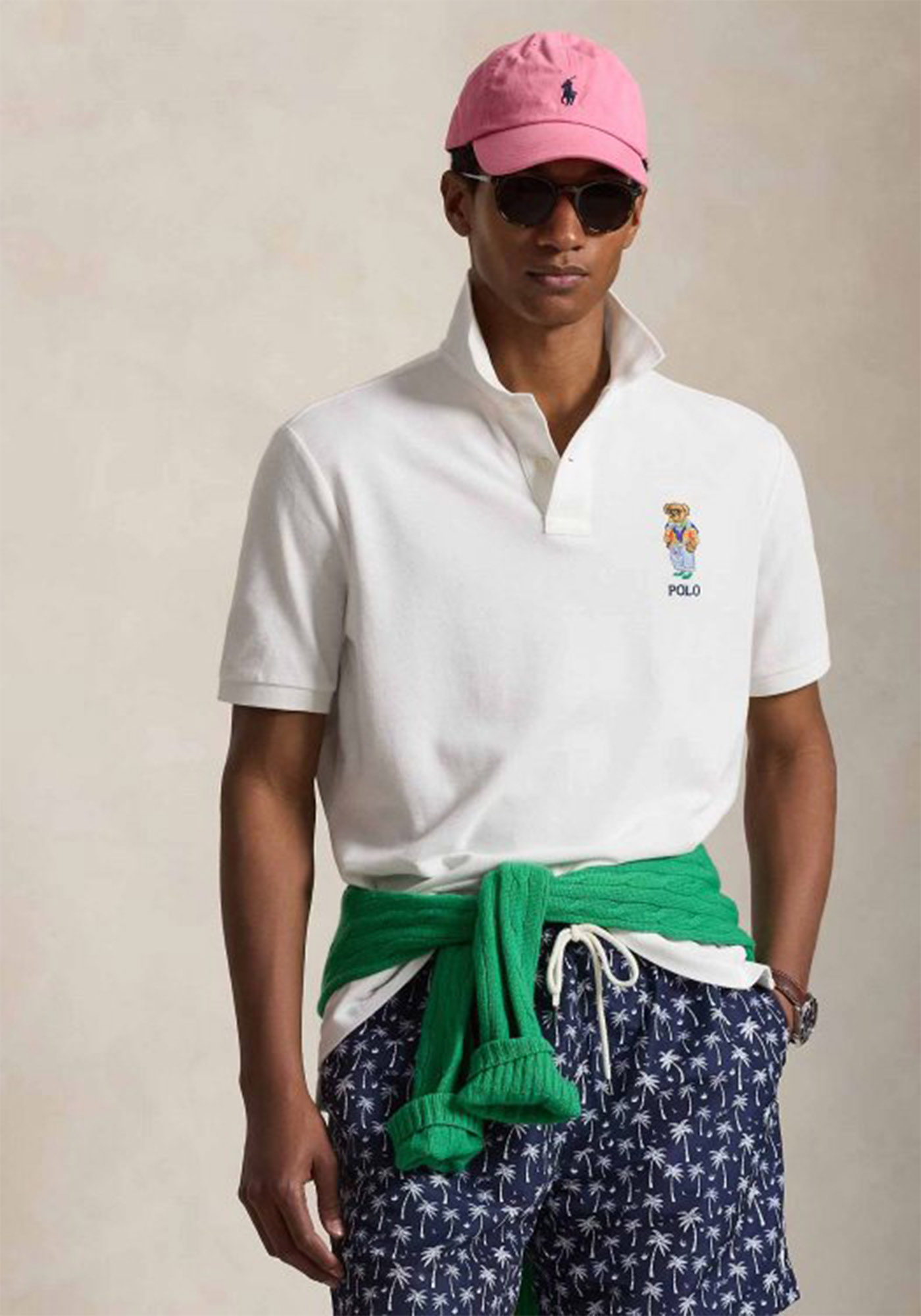 Polo Ralph Lauren Basic Polo Μπλούζα Bear - 710B16617 001 White