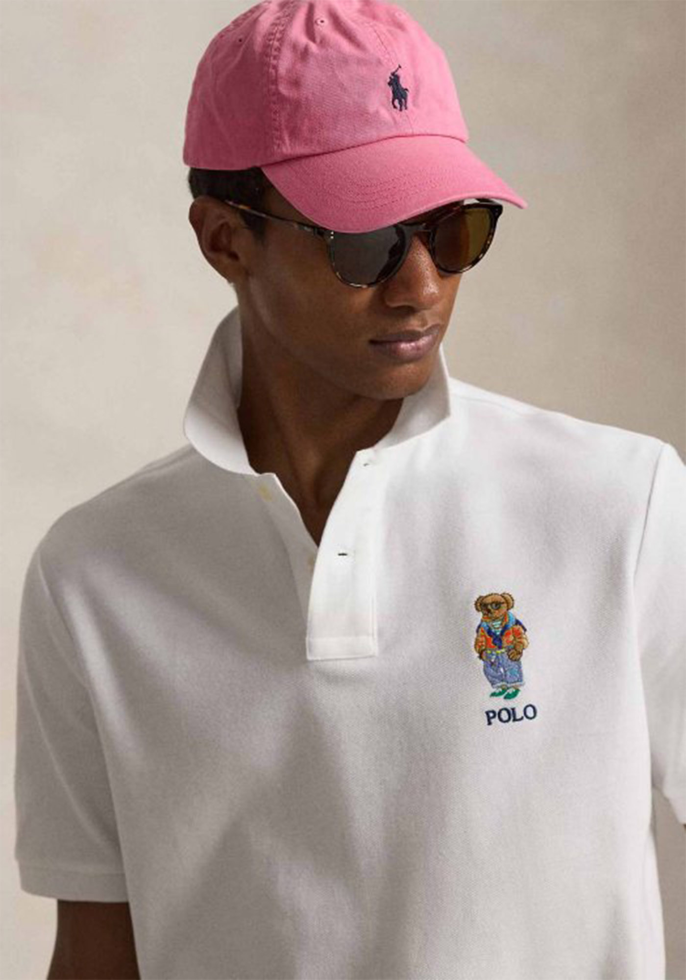 Polo Ralph Lauren Basic Polo Μπλούζα Bear - 710B16617 001 White