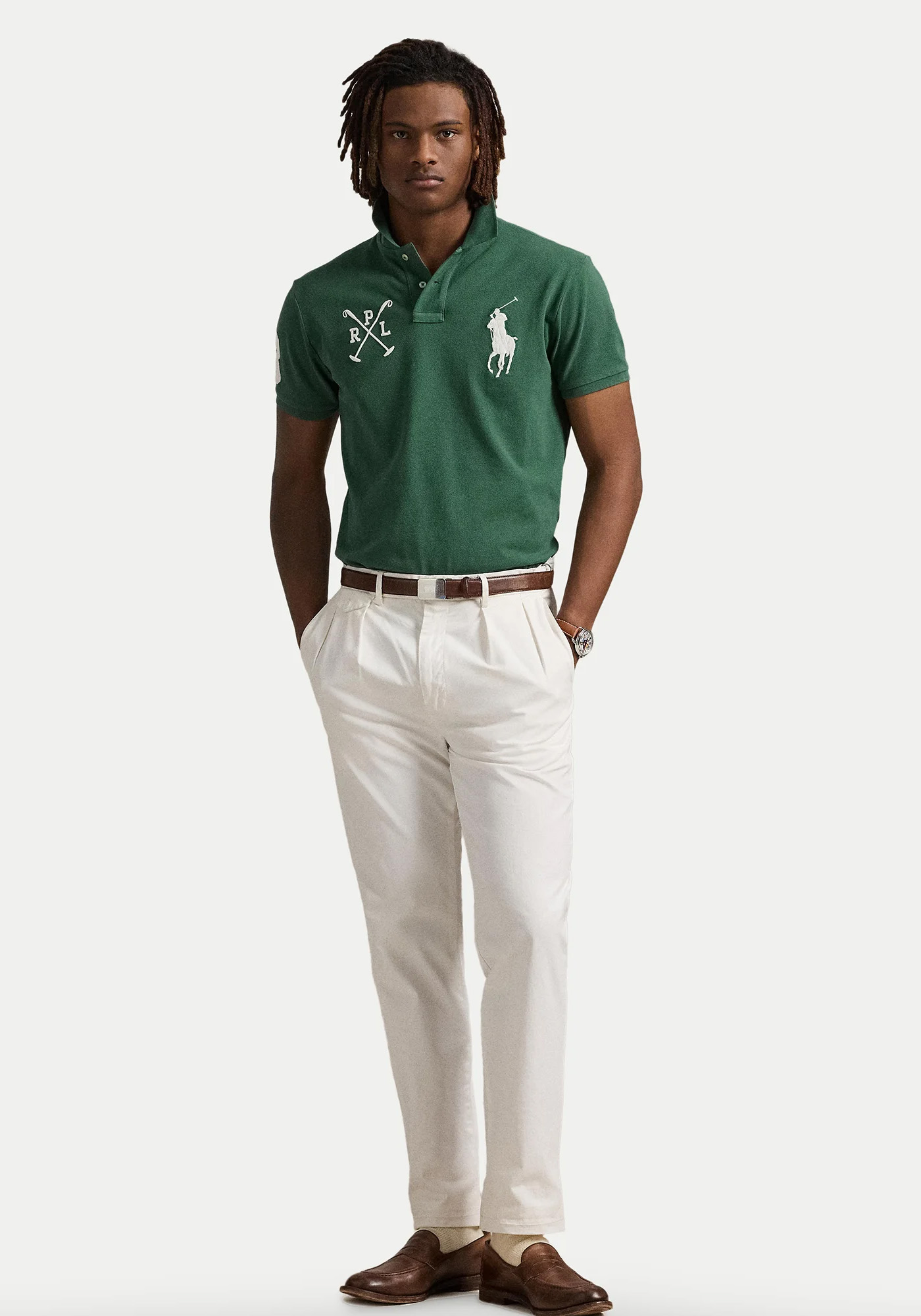 Polo Ralph Lauren Polo Μπλούζα της σειράς Big Pony - 710978082 001 Old Green