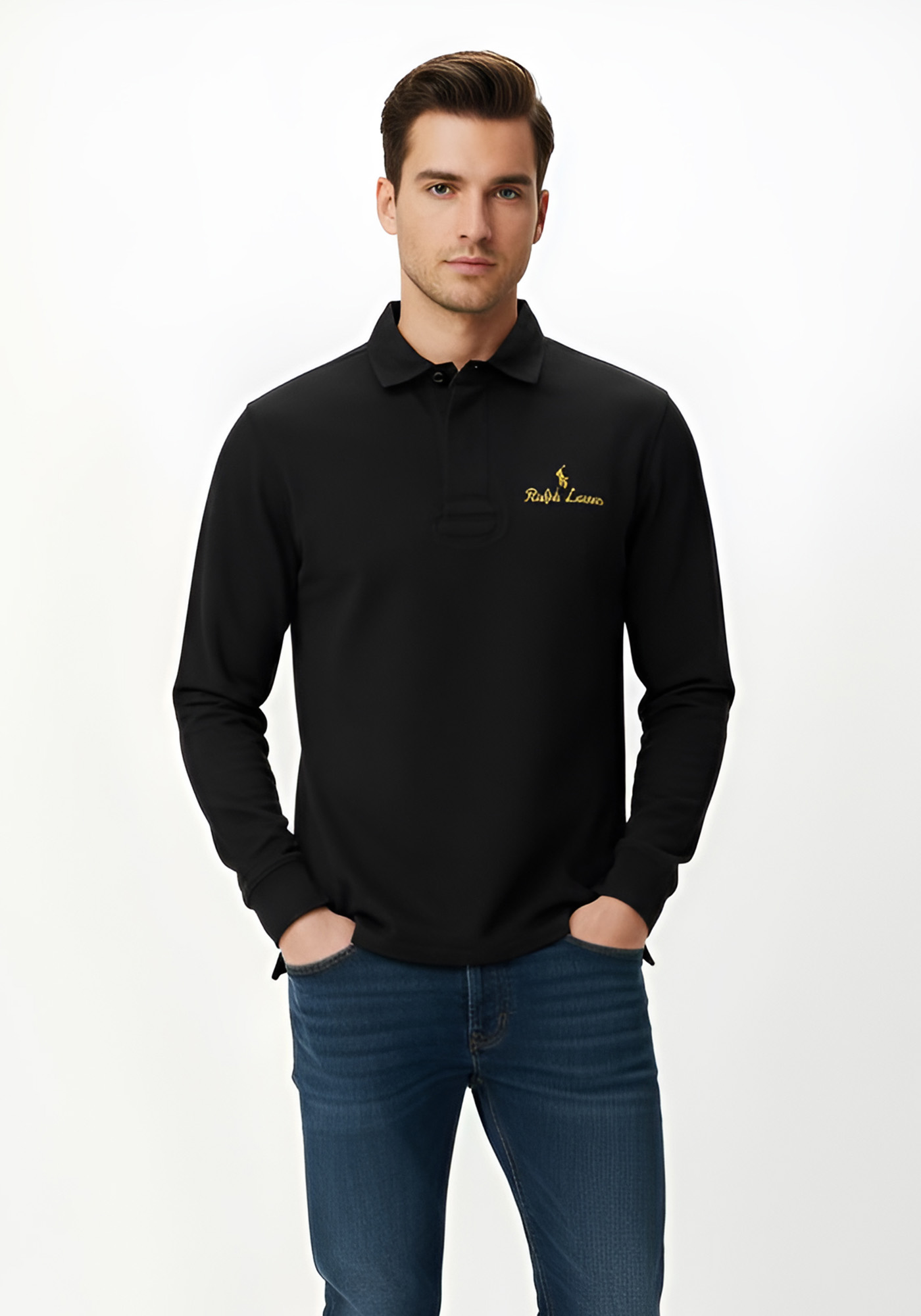 Polo Ralph Lauren Polo Μπλούζα της σειράς Fleece - 710981780 001 Black