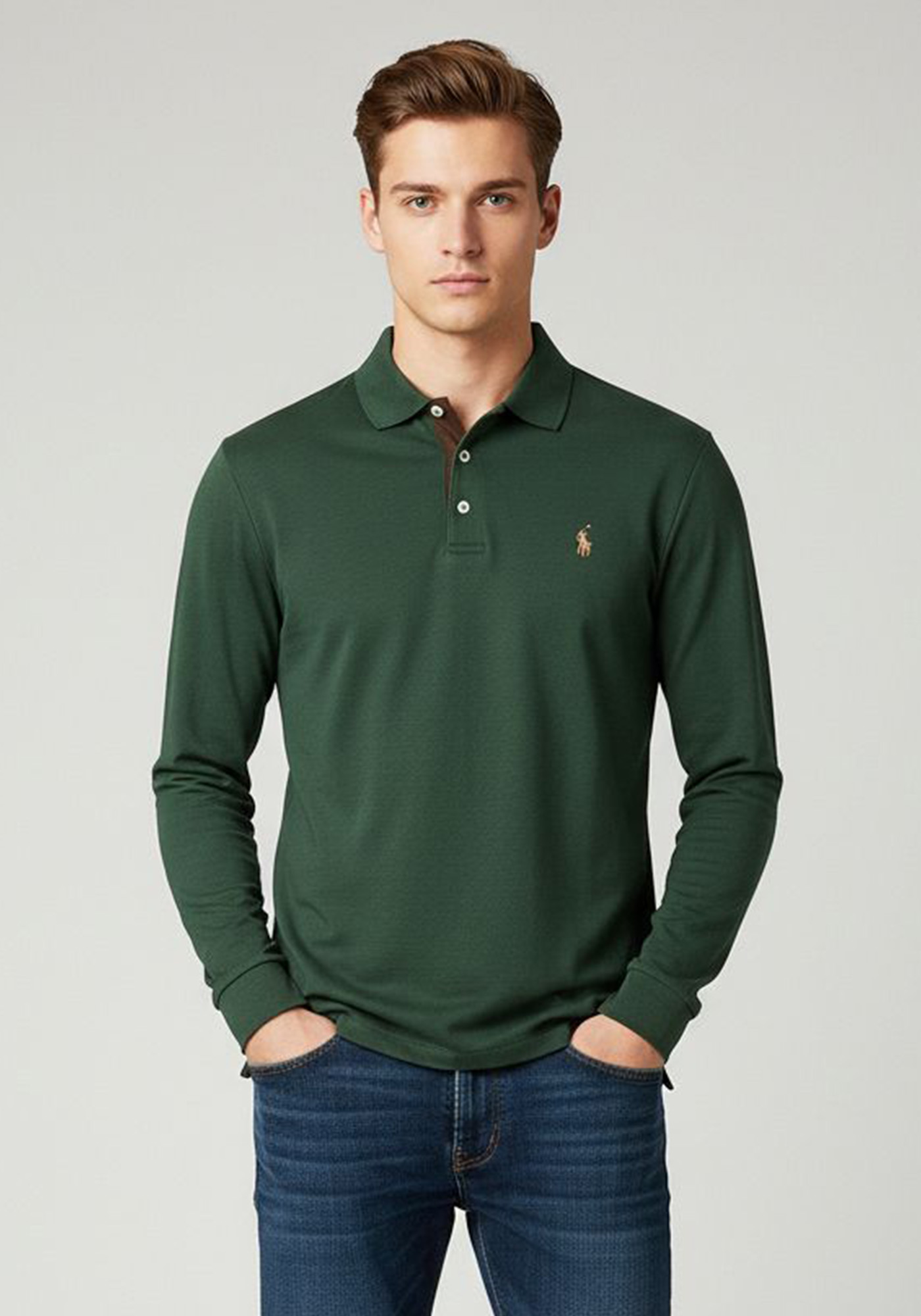 Polo Ralph Lauren Polo Μπλούζα της σειράς Soft Cotton Polo - 710671785 044 Green