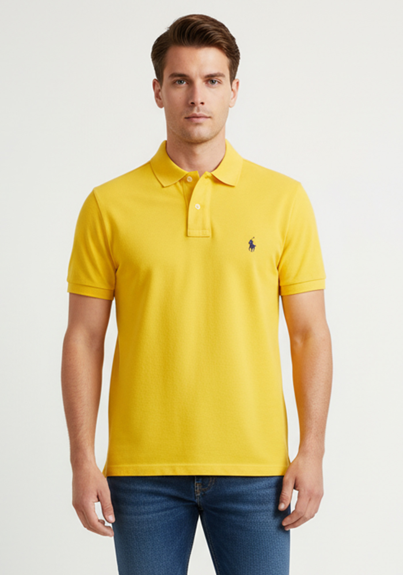 Polo Ralph Lauren Polo Μπλούζα της σειράς Stretch Mesh - 710680784 414 Yellow