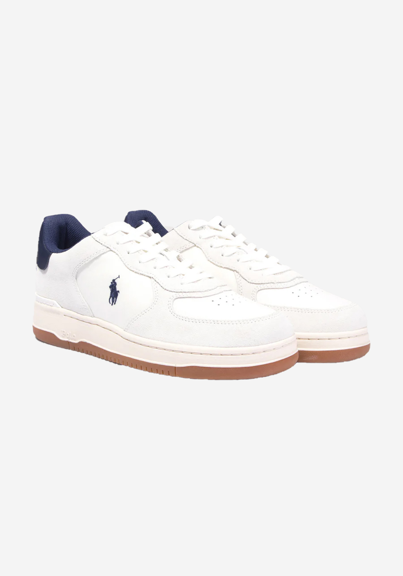 Polo Ralph Lauren Αθλητικά Sneakers της σειράς Masters Court - 809971482 001 Deckwash White/Navy φωτογραφία