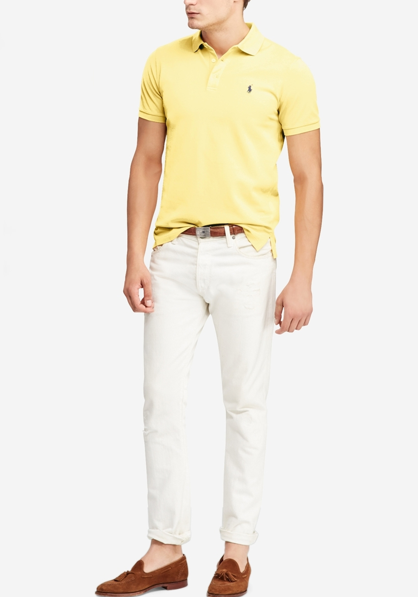 Polo Ralph Lauren Μπλούζα της σειράς Mesh - 710541705 115 Yellow
