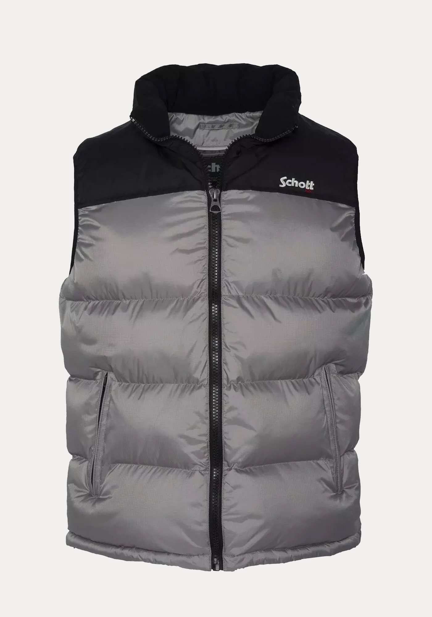 Schott N.Y.C. Schott N.Y.C Αμάνικο Μπουφάν της σειράς Puffer Jacket - UTAHV Silver