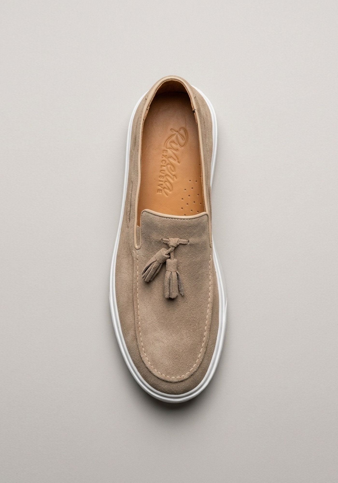 RIVIERA Shoes Suede Loafers - 2073Α Bez