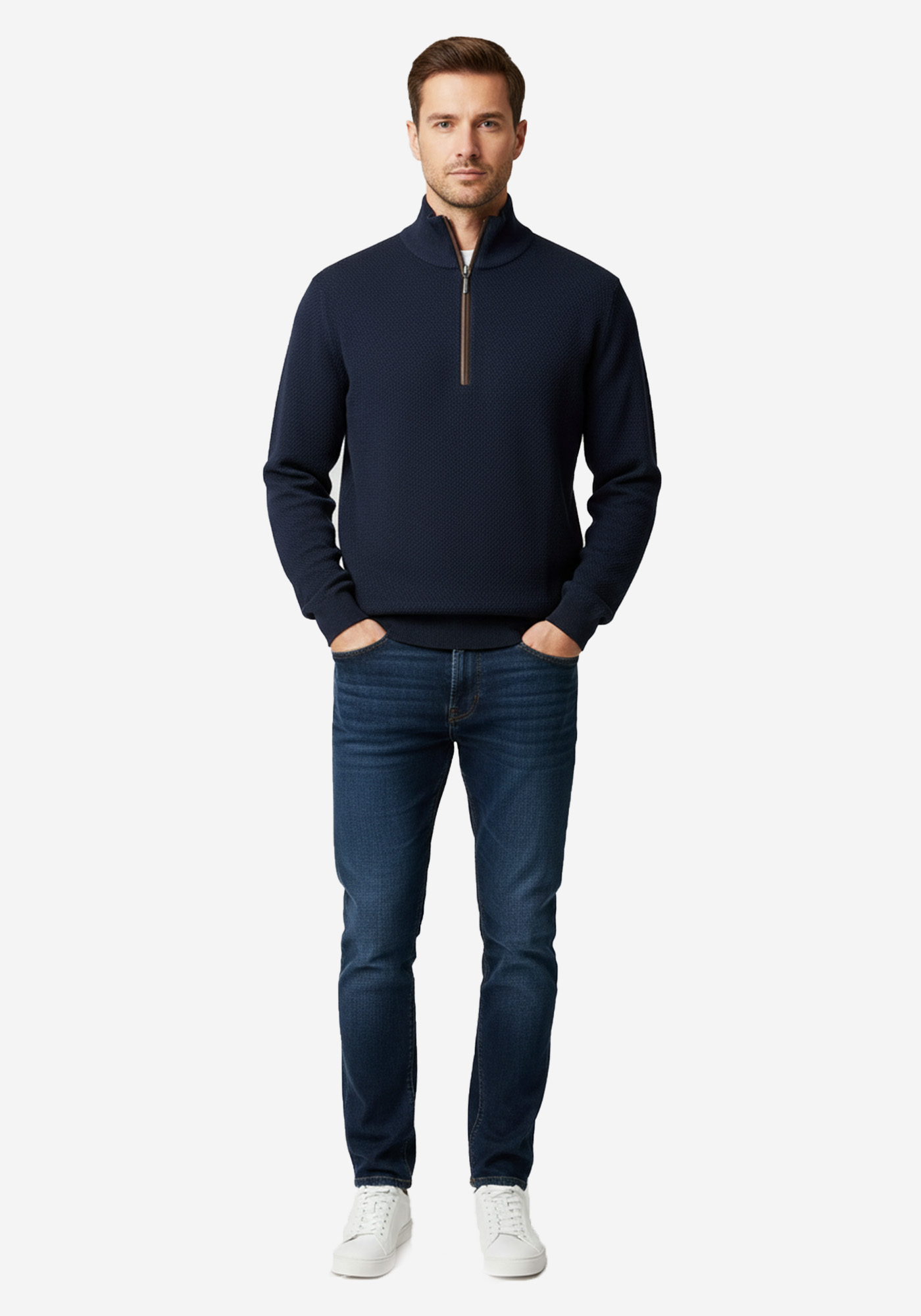 Redmond Πλεκτή μπλούζα της σειράς NOS - 623 11 Blue φωτογραφία