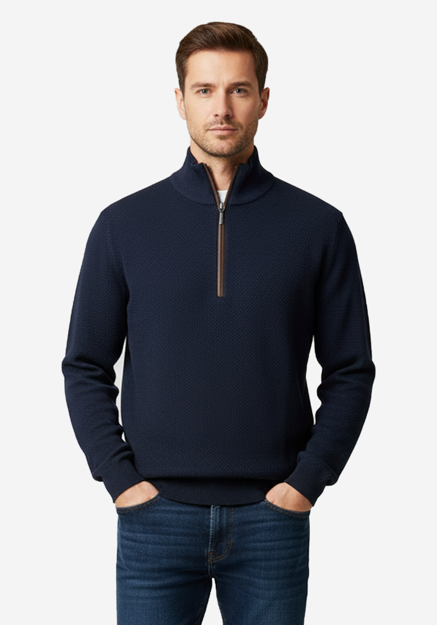 Redmond Πλεκτή μπλούζα της σειράς NOS - 623 11 Blue