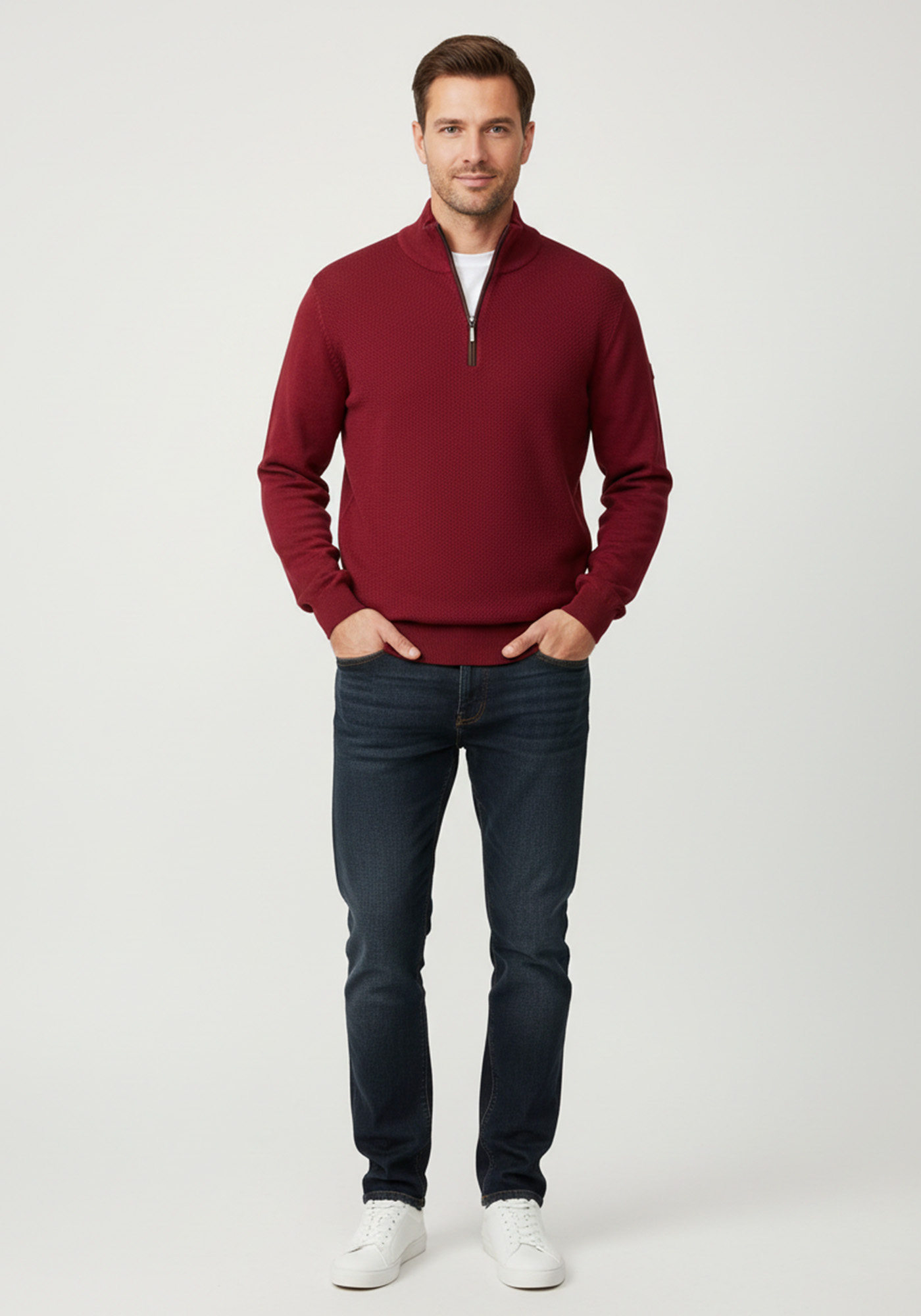 Redmond Πλεκτή μπλούζα της σειράς NOS - 623 58 Red φωτογραφία