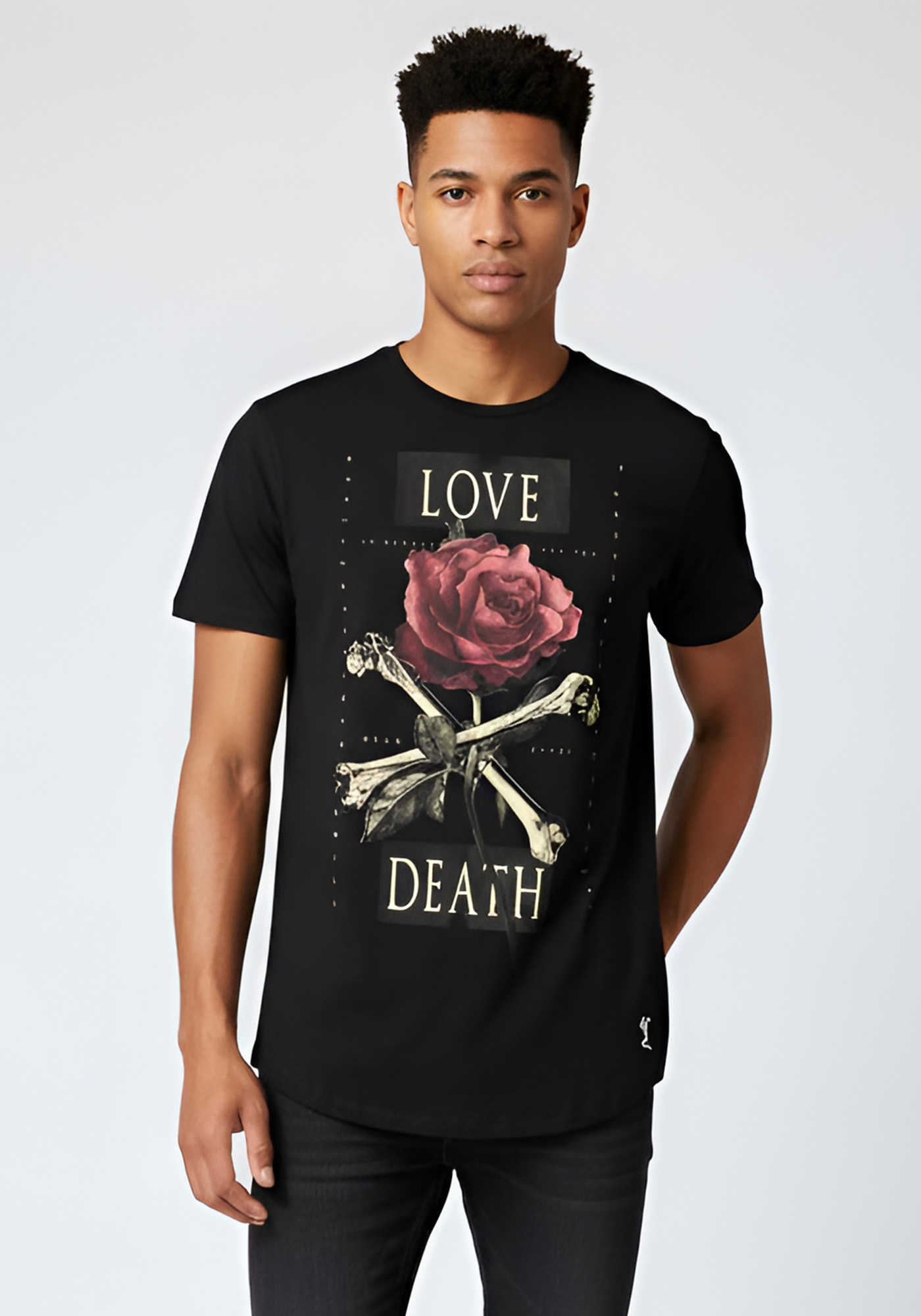 Religion T-shirt της σειράς Graph - 37BLOF31 Black