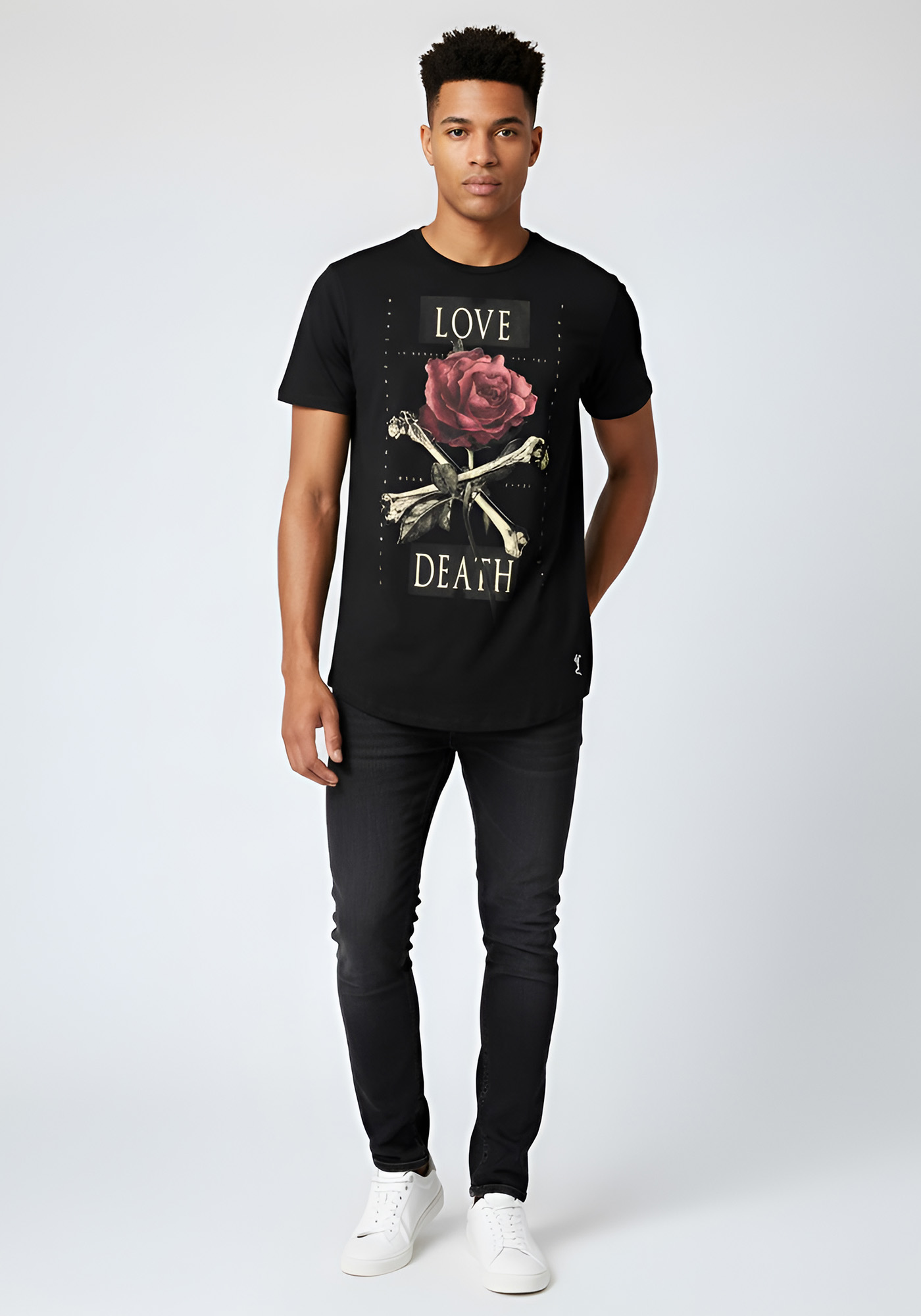 Religion T-shirt της σειράς Graph - 37BLOF31 Black φωτογραφία