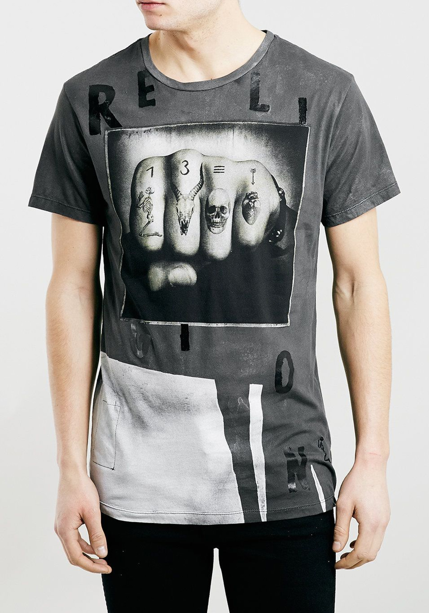 Religion T-shirt της σειράς Graph - B215BDF02 Grey