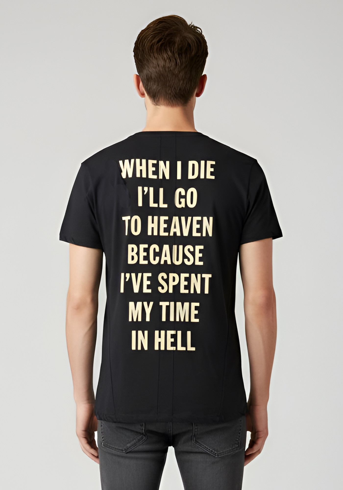 Religion T-shirt της σειράς Graph - MBBTG05 Black φωτογραφία