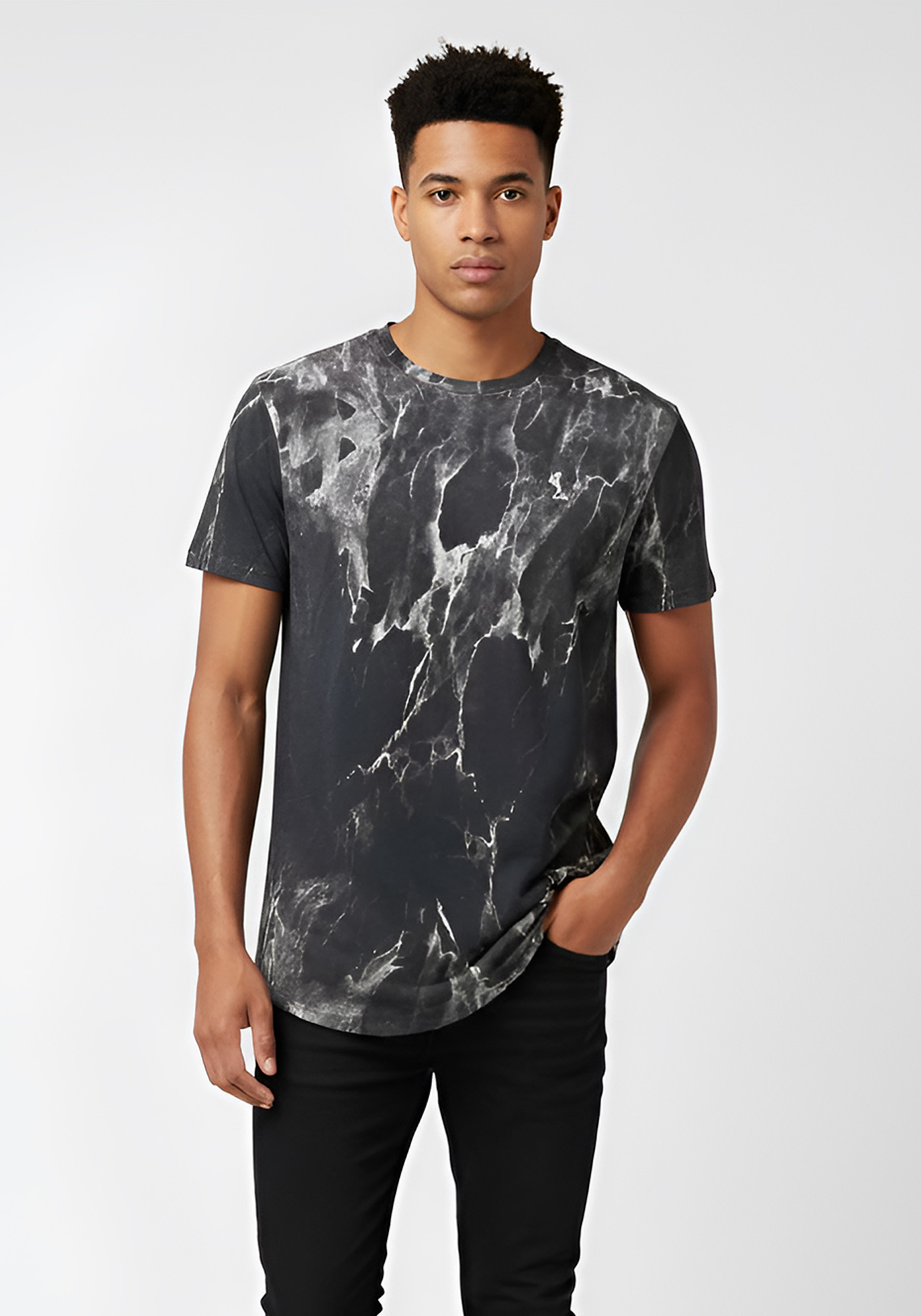 Religion T-shirt της σειράς Graph - MEMBF30 Grey Marble