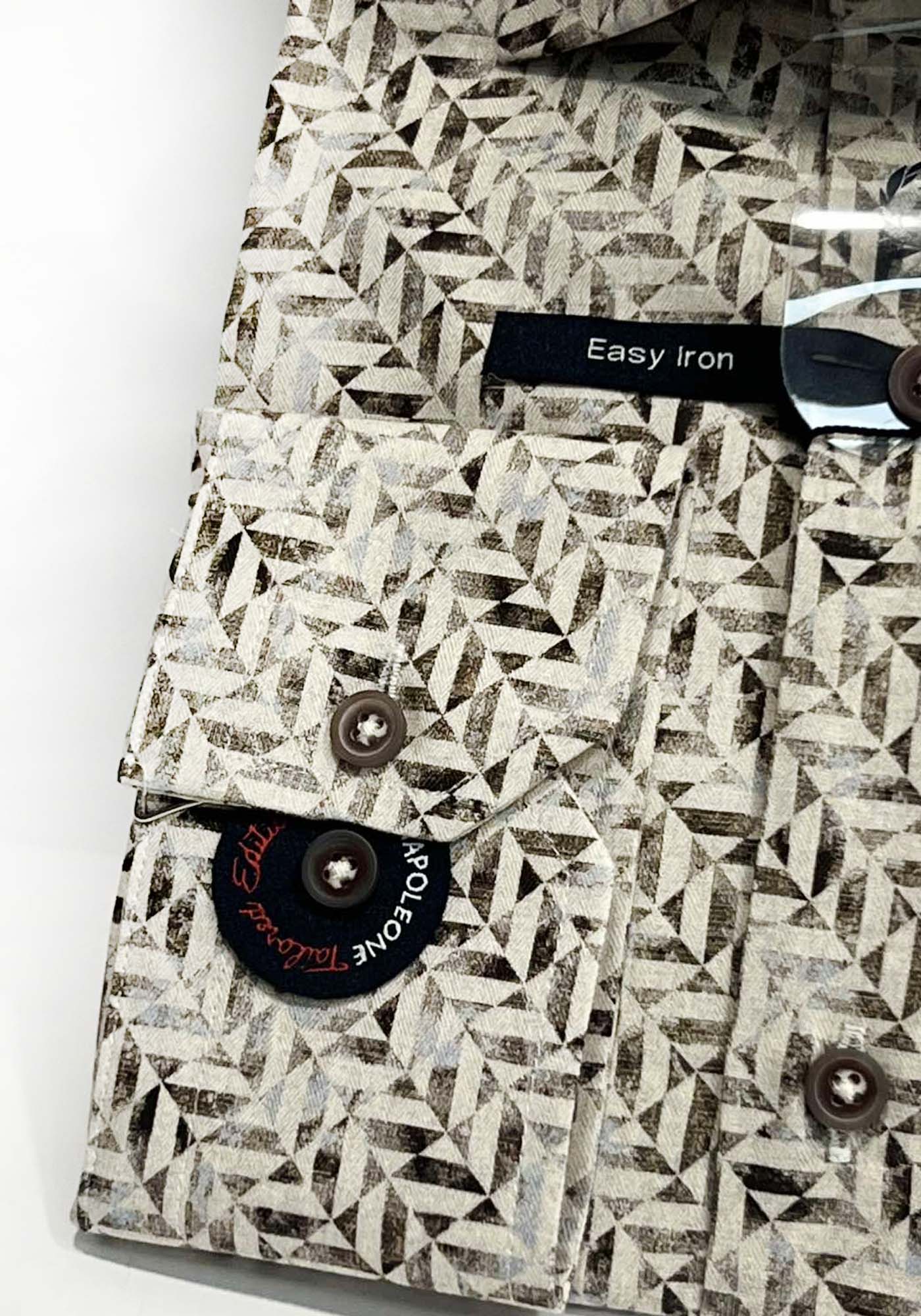 Monte Napoleone Πουκάμισο της σειράς Rex - 252 32 33055 3011 1 Brown φωτογραφία