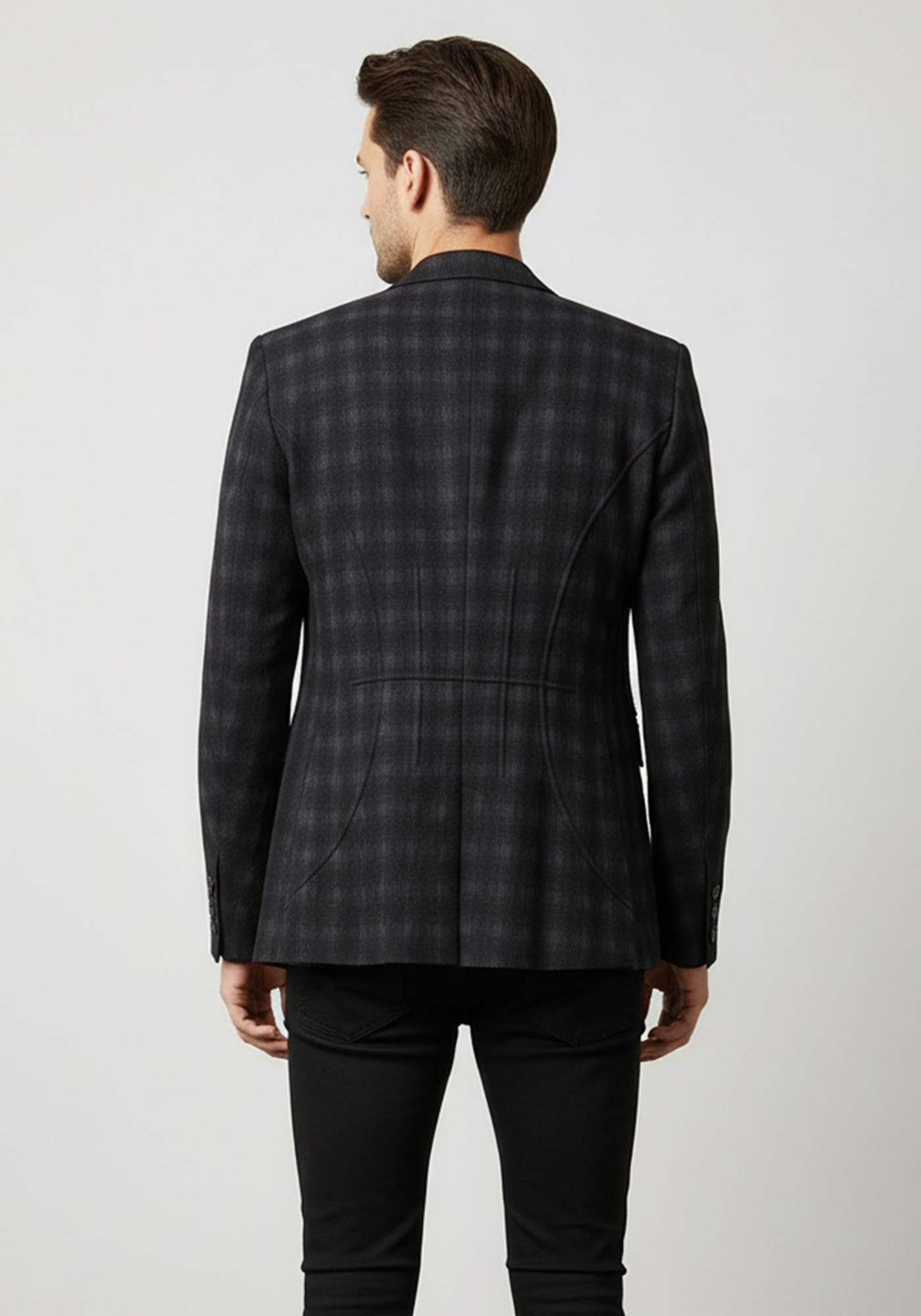 Roberto Cavalli Σακάκι της σειράς CLASS - CU10 E04 0061R 0801 Grey Black