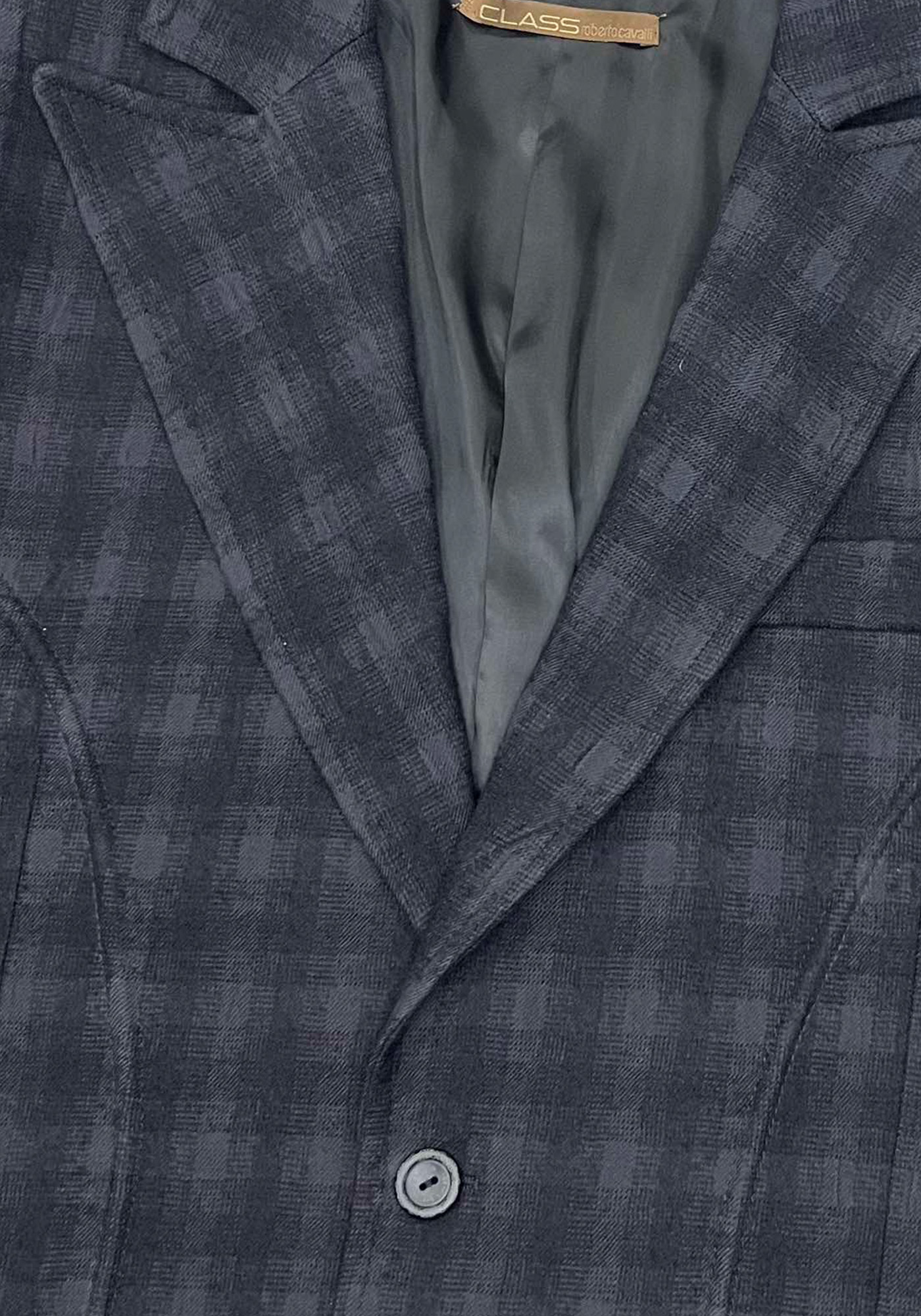 Roberto Cavalli Σακάκι της σειράς CLASS - CU10 E04 0061R 0801 Grey Black