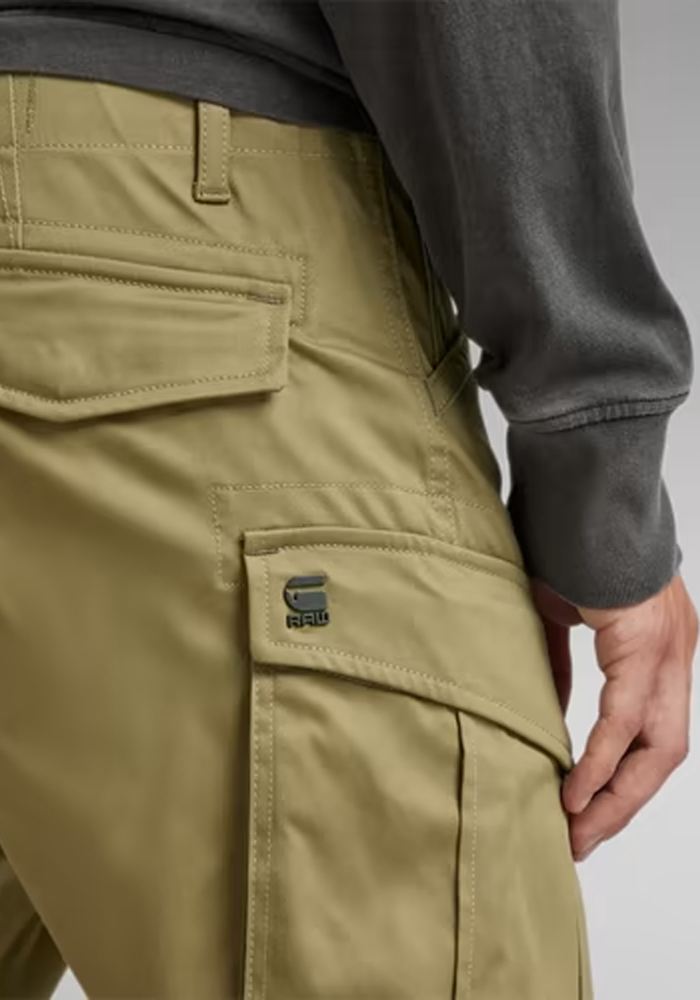 G Star Cargo Παντελόνι της σειράς Rovic Zip 3D Tapered - D02190 C096 C981 21 Fresh Army Green GD