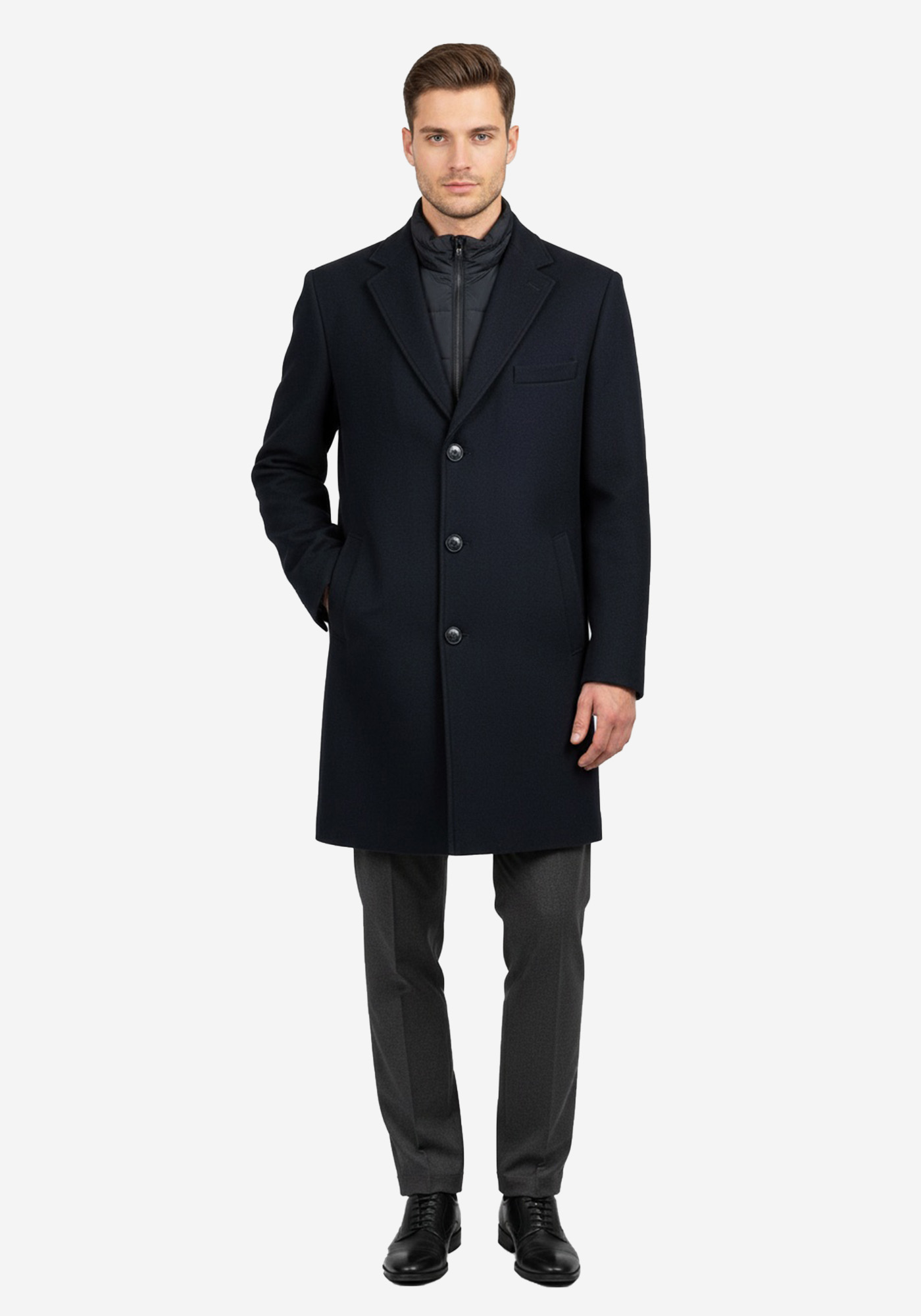 S4 S4 Παλτό της σειράς New Edison - 74381 2529 0801 Blue Black