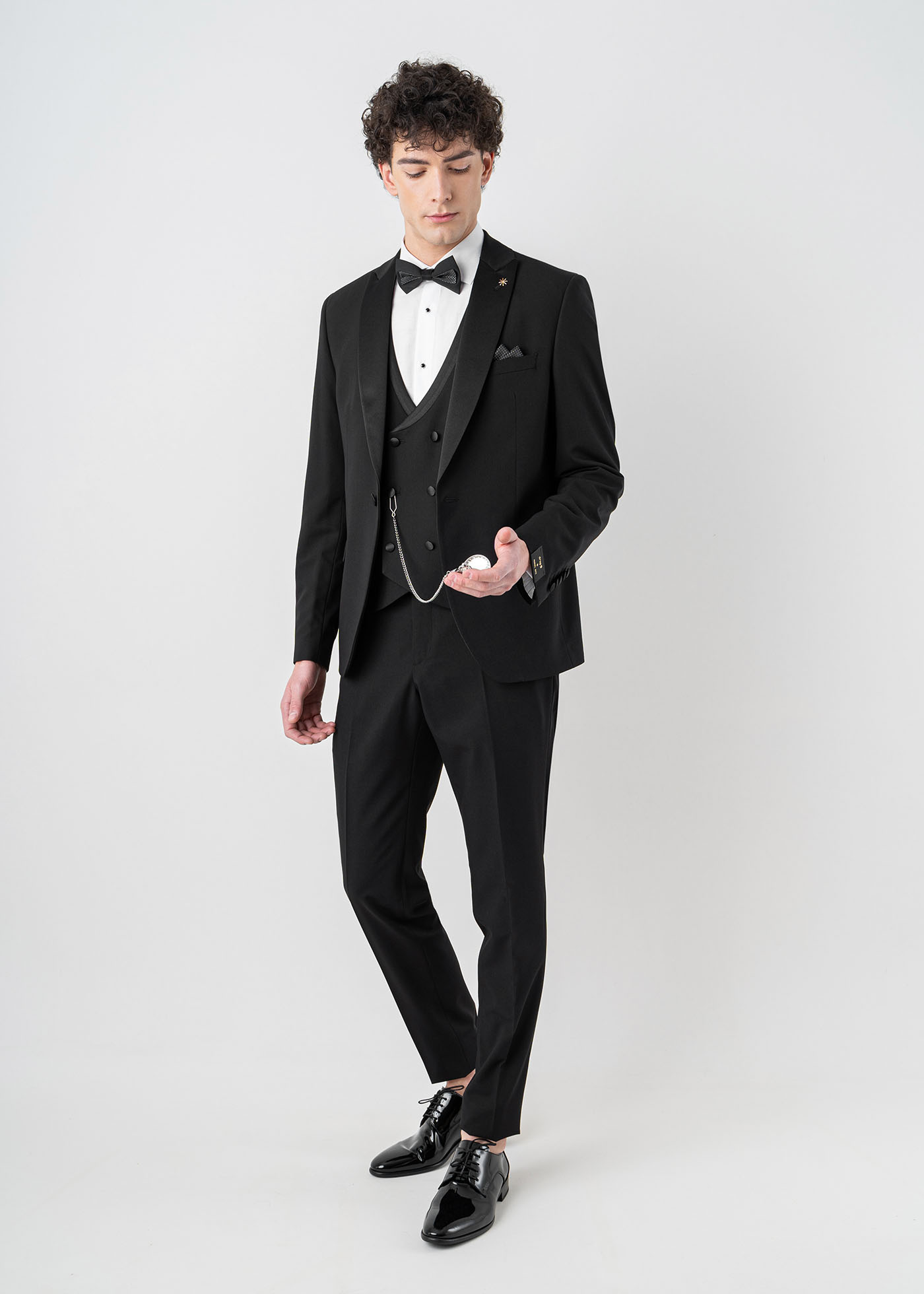 Manuel Ritz 3 Pieces Κοστούμι της σειράς Smokin - 3830ARW3149 253104 99 Black φωτογραφία