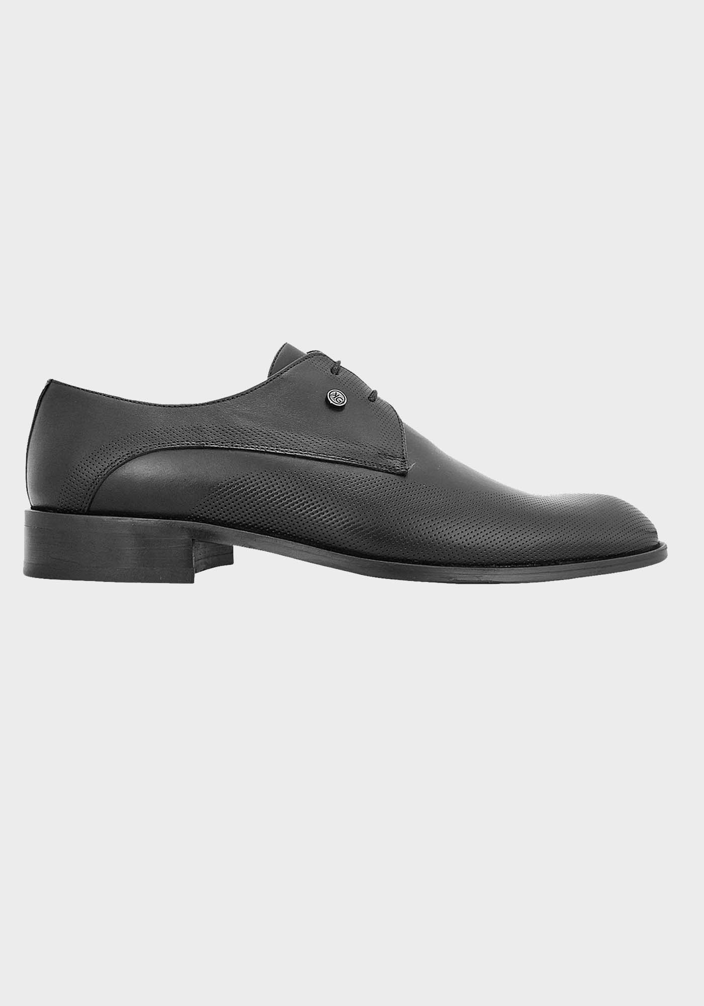GK Uomo Δερμάτινα Παπούτσια της σειράς Sans - GK15618 34 Black 9383