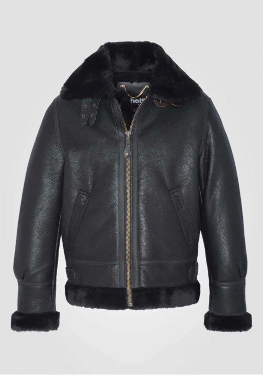 Schott N.Y.C. Δερμάτινο Flying jacket της σειράς Bombardier B 3 - LC1259 Black φωτογραφία