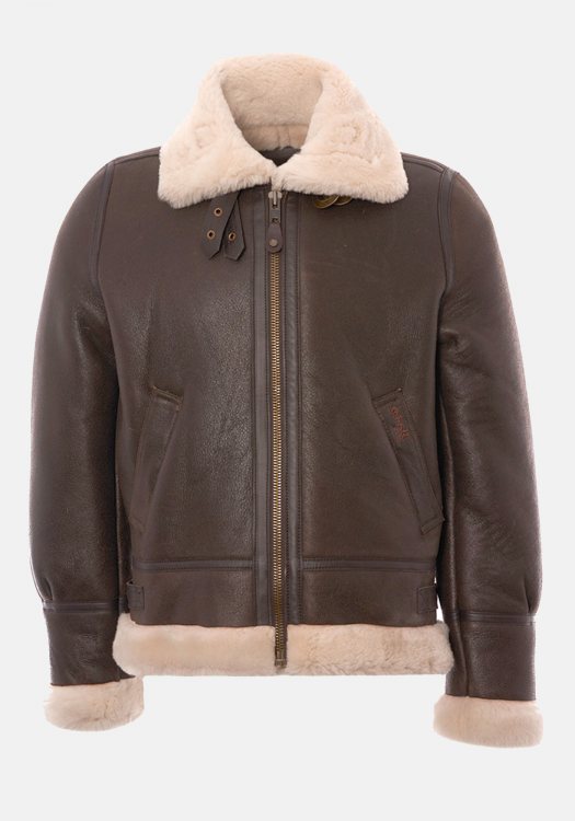 Schott N.Y.C. Δερμάτινο Flying jacket της σειράς Bombardier B 3 - LC1259 Dark Brown φωτογραφία