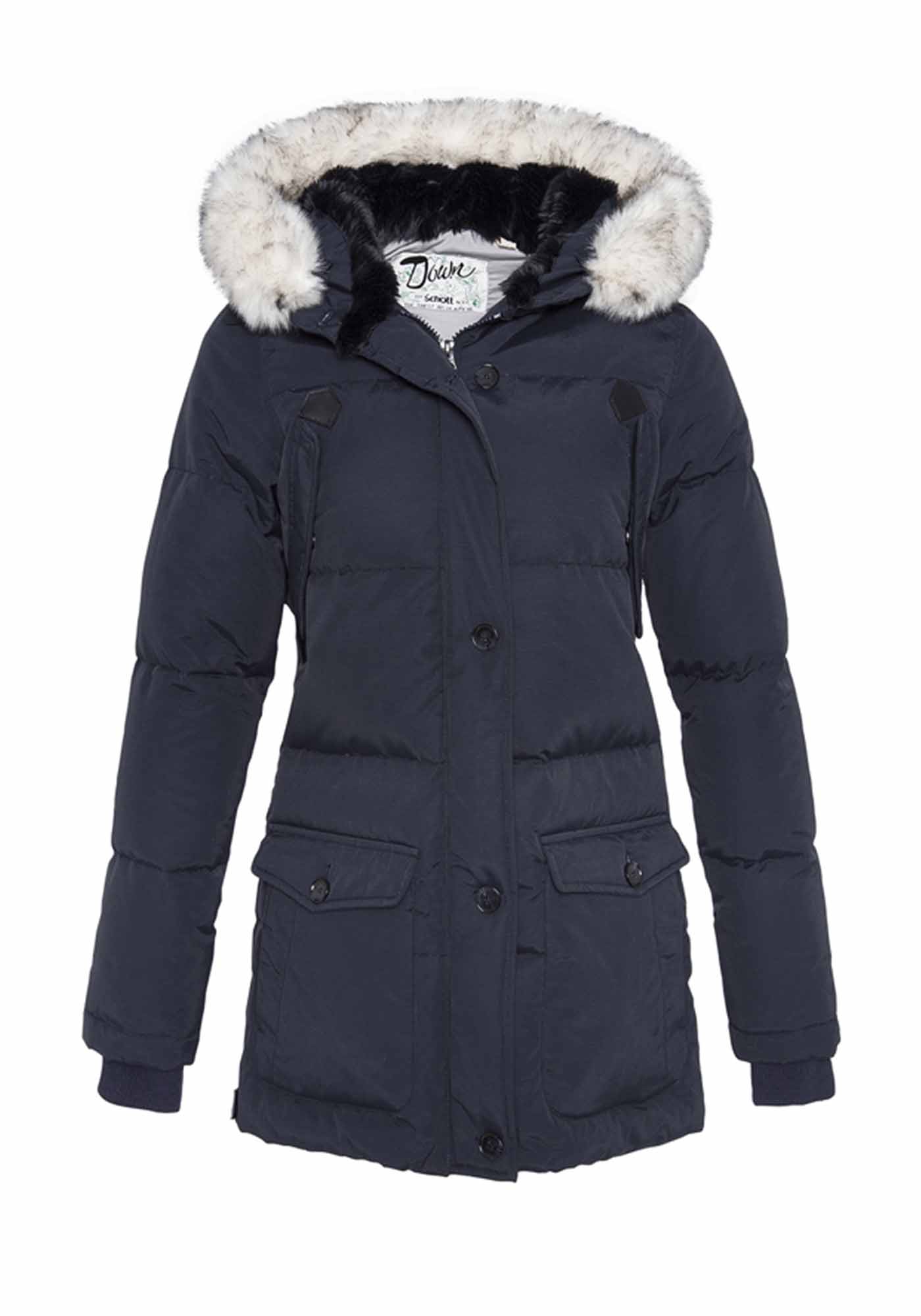 Schott N.Y.C. Γυναικείο Μπουφάν της σειράς Ocean - JKTCAMILLE2W Navy φωτογραφία