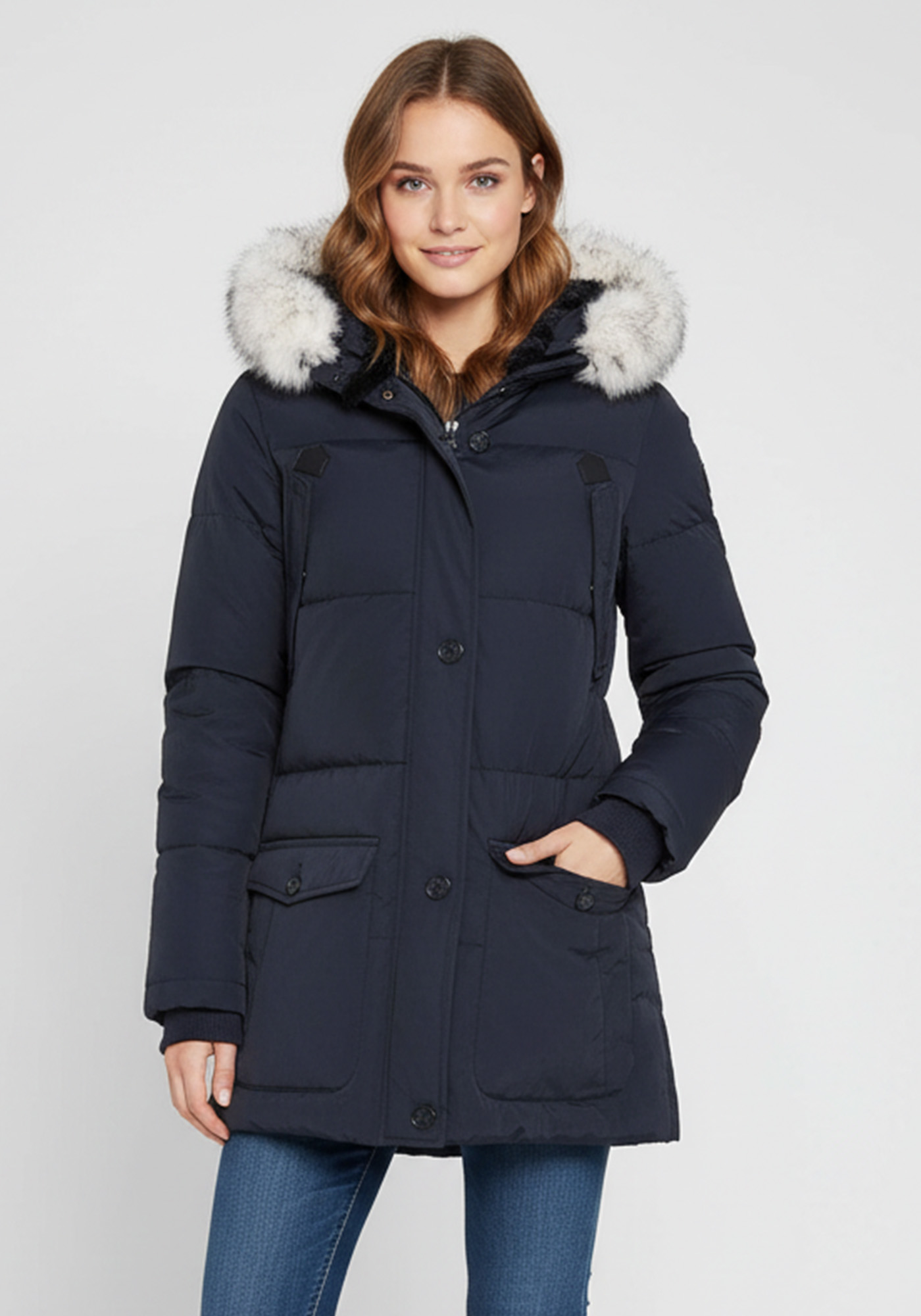 Schott N.Y.C. Schott N.Y.C. Γυναικείο Μπουφάν της σειράς Ocean - JKTCAMILLE2W Navy