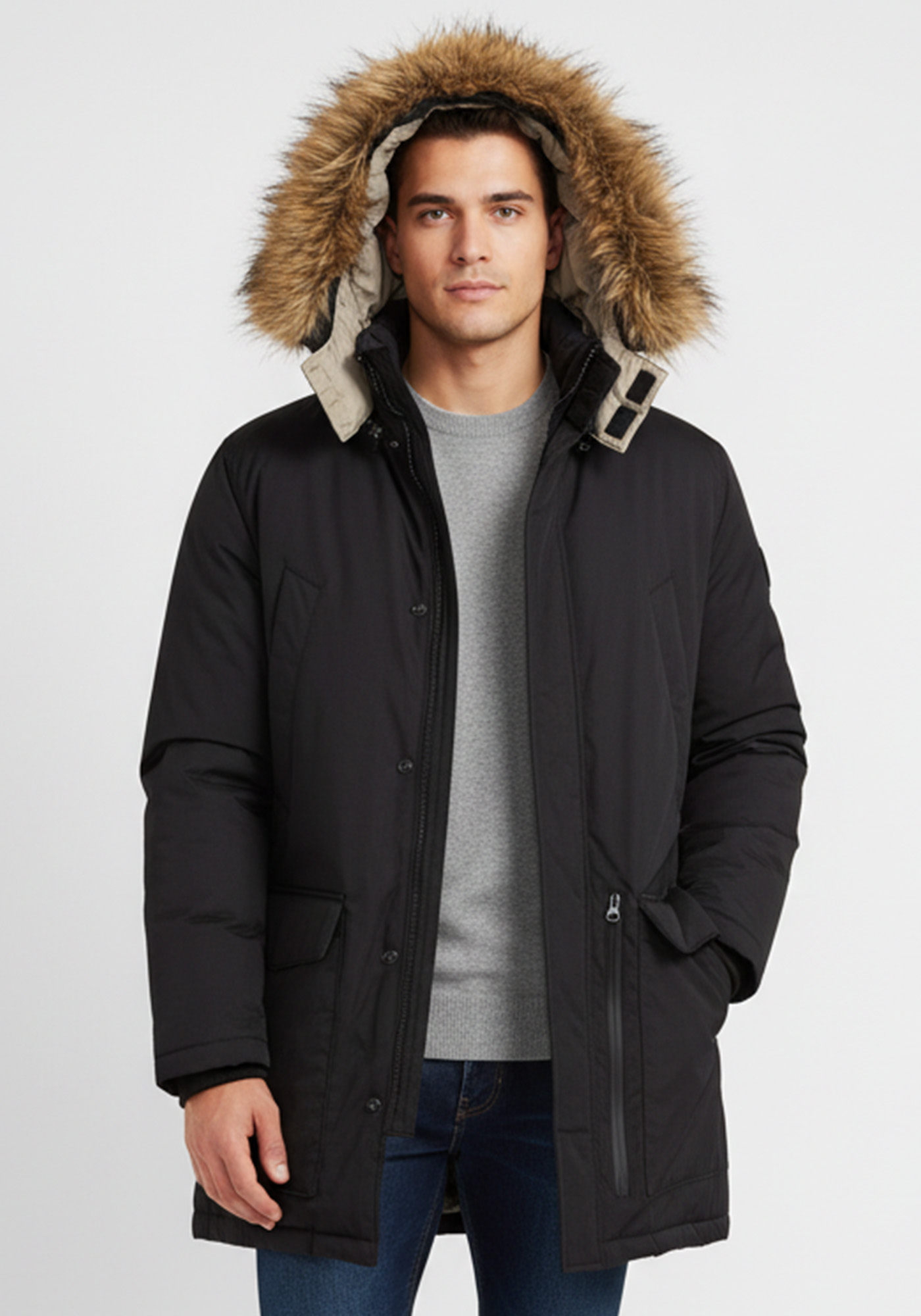 Schott N.Y.C. Πάρκα της σειράς Cruz20 - CRUZ20 Black