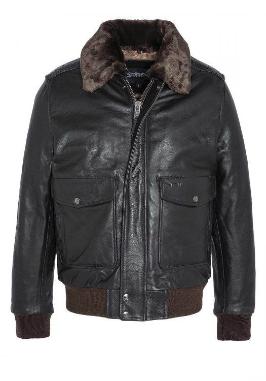 Schott N.Y.C Δερμάτινο Μπουφάν της σειράς Vintage - LC5331X BG Αntic Βrown φωτογραφία