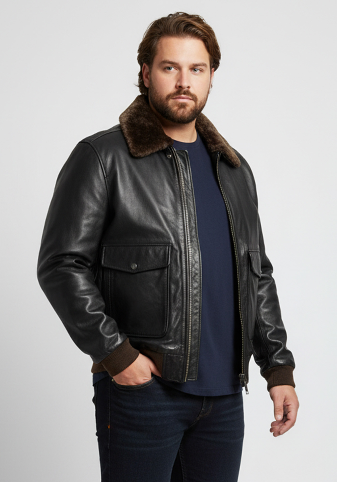 Schott N.Y.C Δερμάτινο Μπουφάν της σειράς Vintage