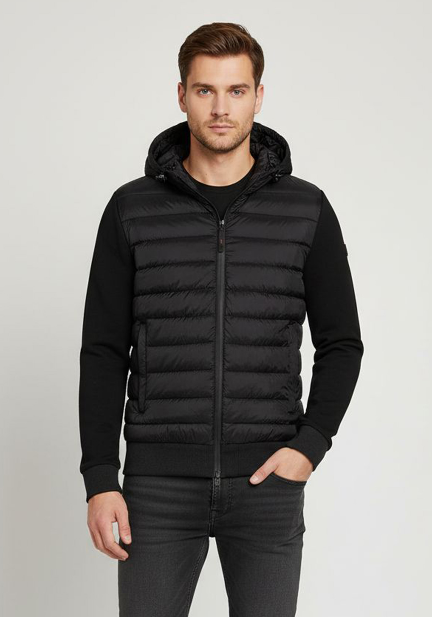 Schott N.Y.C Ζακέτα της σειράς Redbrandon - Redbrandon Black