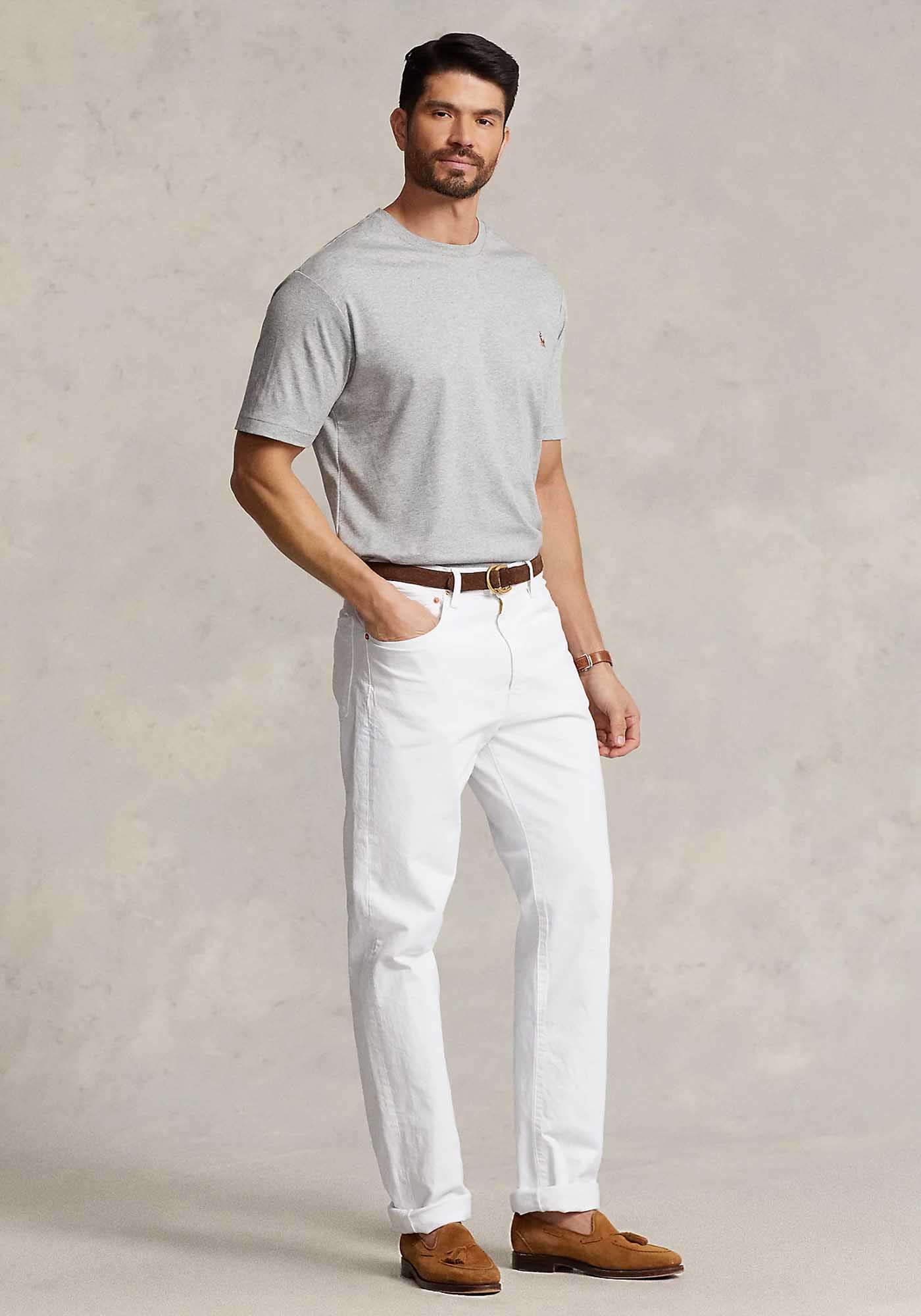 Men's T-Shirts Polo Ralph Lauren Gray