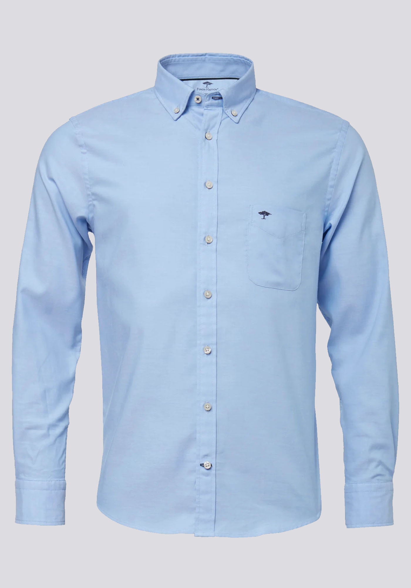 Fynch Hatton Fynch Hatton Πουκάμισο της σειράς Soft Oxford - 1000 5500 5510 Light Blue